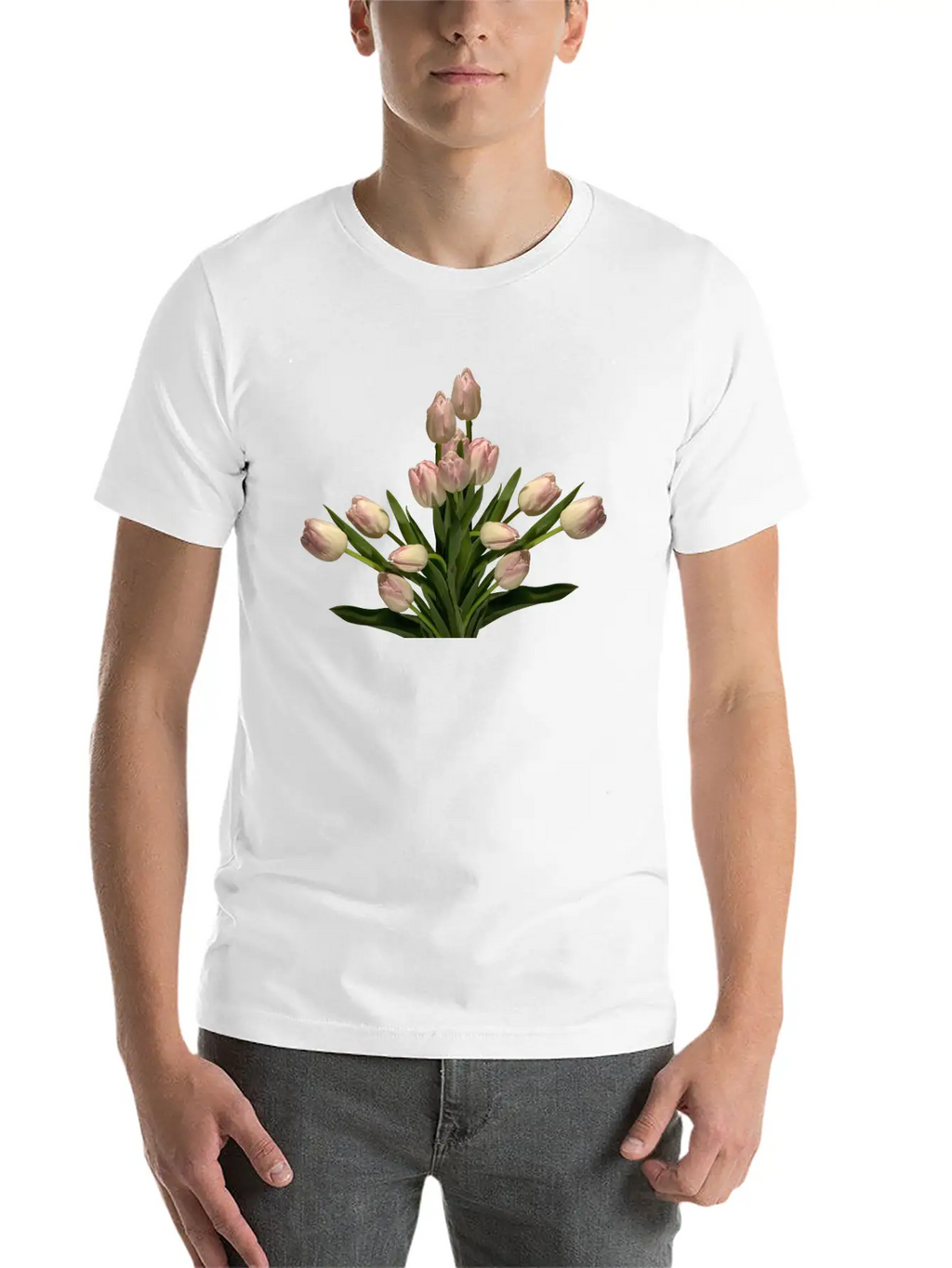 Daffodils Roses Rosen Blumen Flowers Tulips Tulpen Classic Fit Graphic Tee For Daily Comfort – Unisex Cotton Shirt