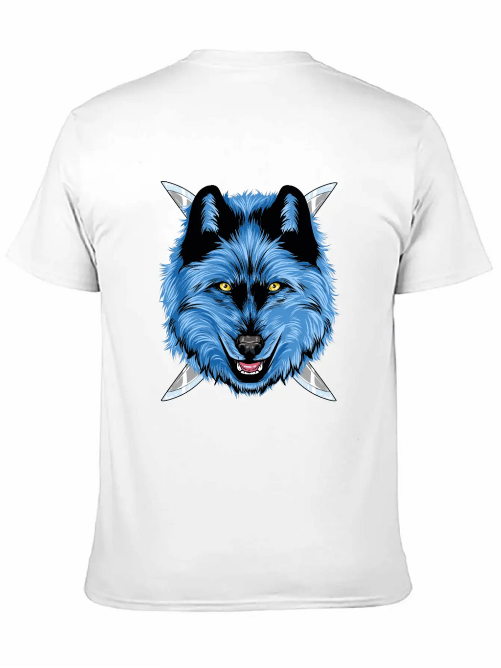 Dagger Wolf Unisex Casual T-Shirt – Clean Design For Daily Comfort