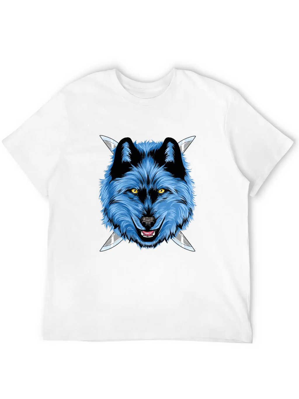 Dagger Wolf Unisex Casual T-Shirt – Clean Design For Daily Comfort