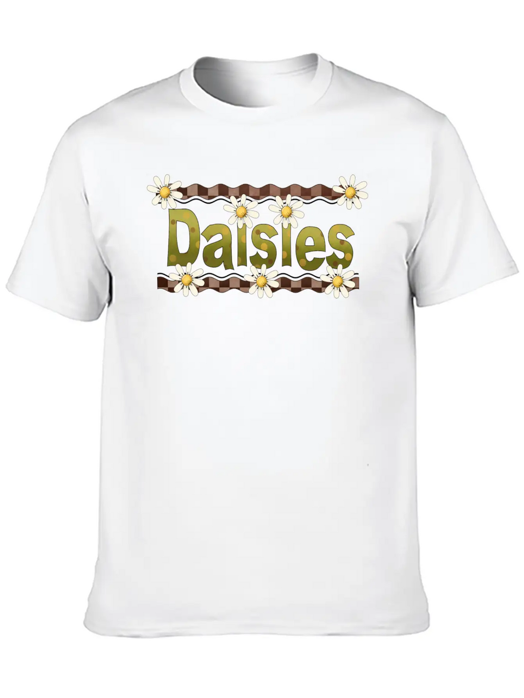 Daisies Unisex Casual T-Shirt – Clean Design For Daily Comfort