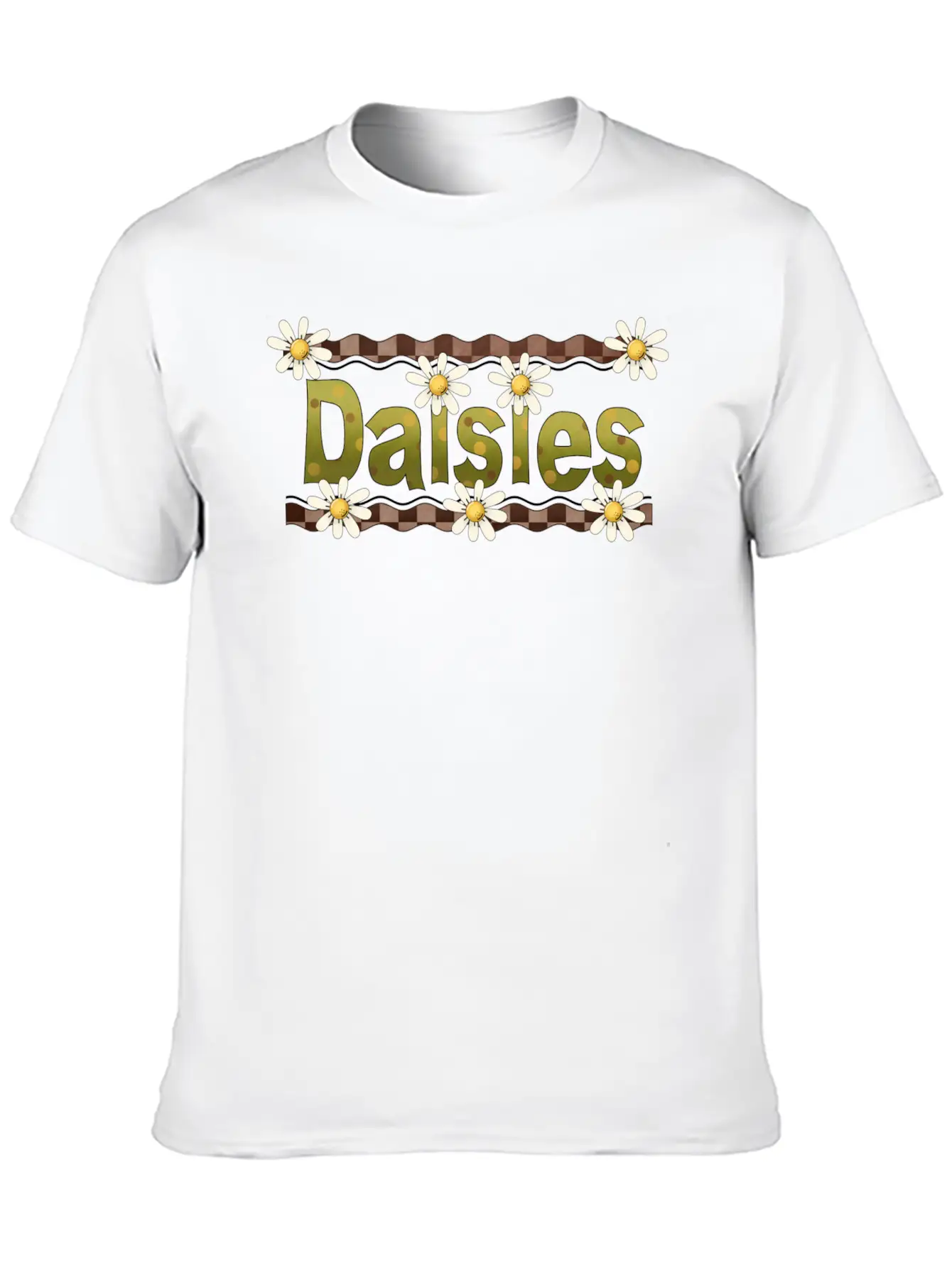 Daisies Unisex Casual T-Shirt – Clean Design For Daily Comfort