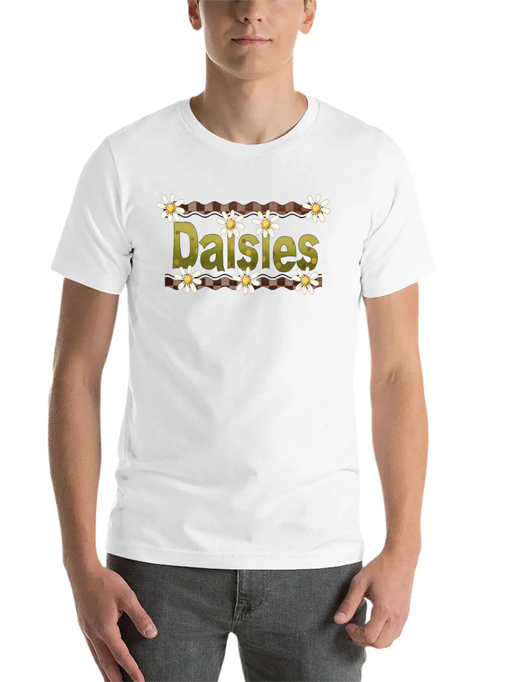 Daisies Unisex Casual T-Shirt – Clean Design For Daily Comfort