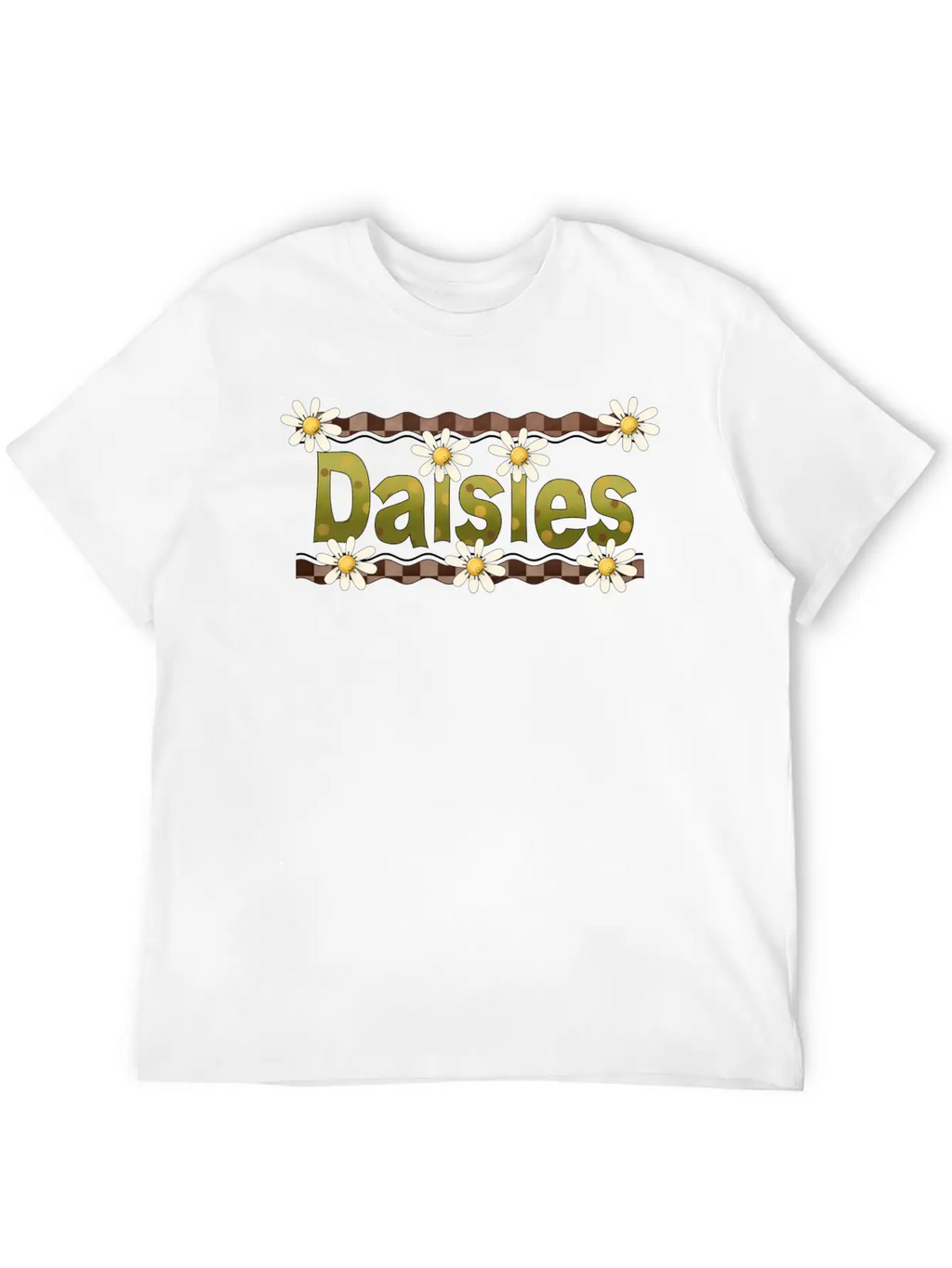 Daisies Unisex Casual T-Shirt – Clean Design For Daily Comfort