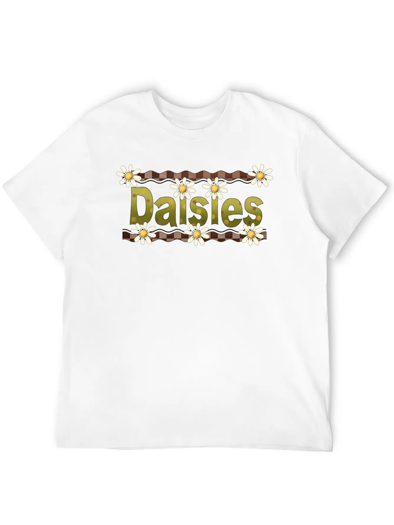 Daisies Unisex Casual T-Shirt – Clean Design For Daily Comfort