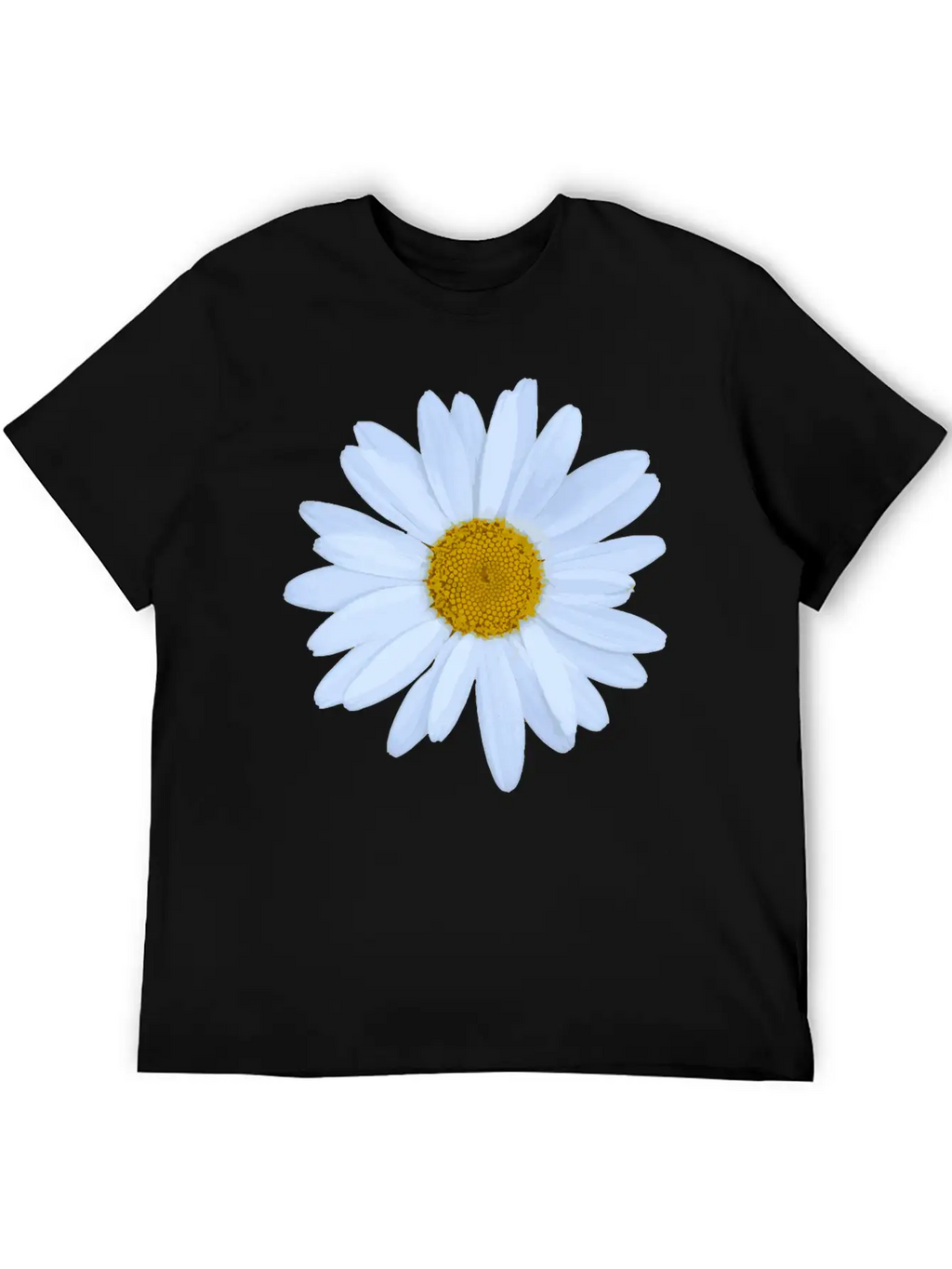 Daisy Flower Breathable Soft Cotton T-Shirt – Timeless Casual Look