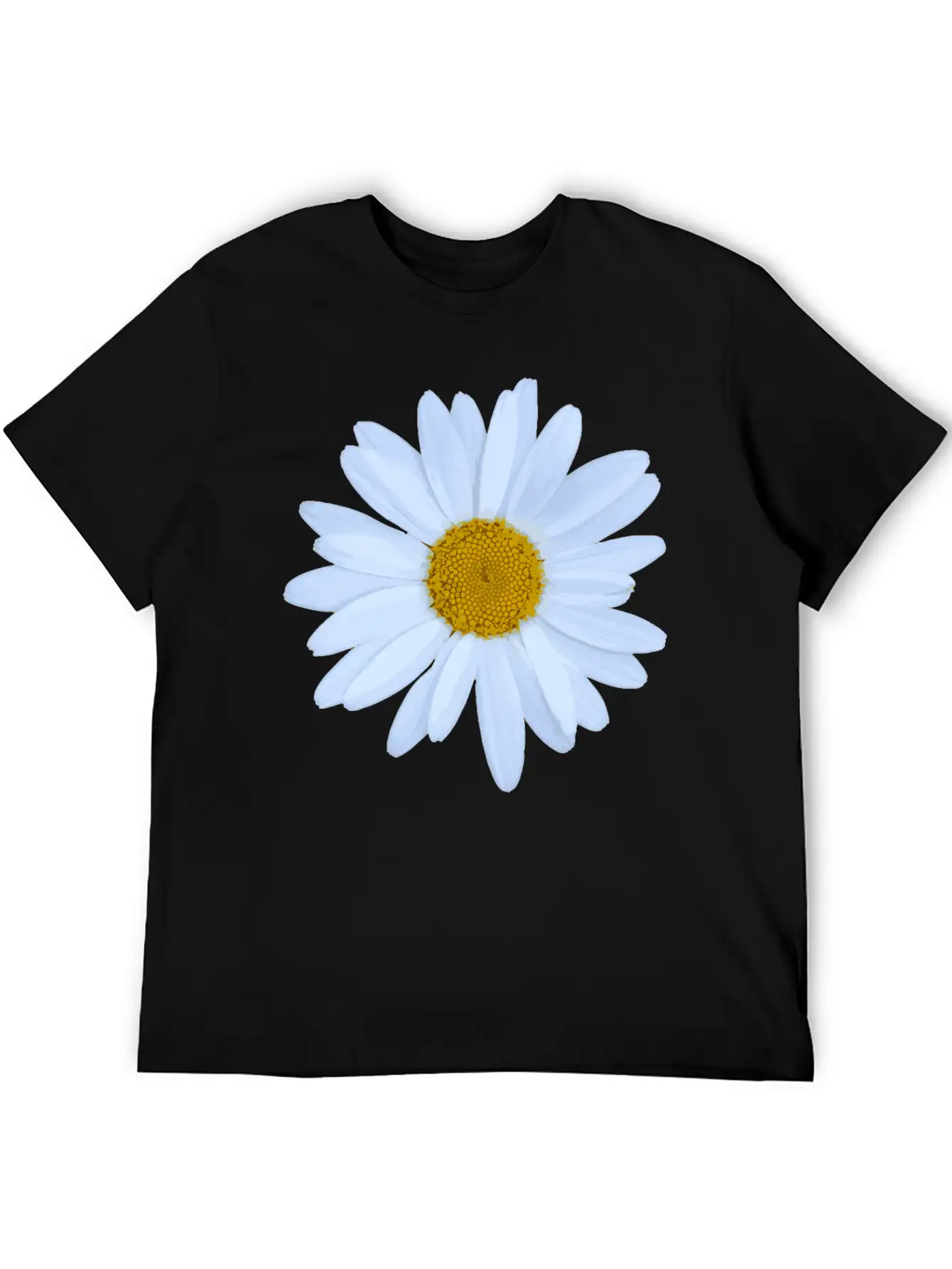 Daisy Flower Breathable Soft Cotton T-Shirt – Timeless Casual Look