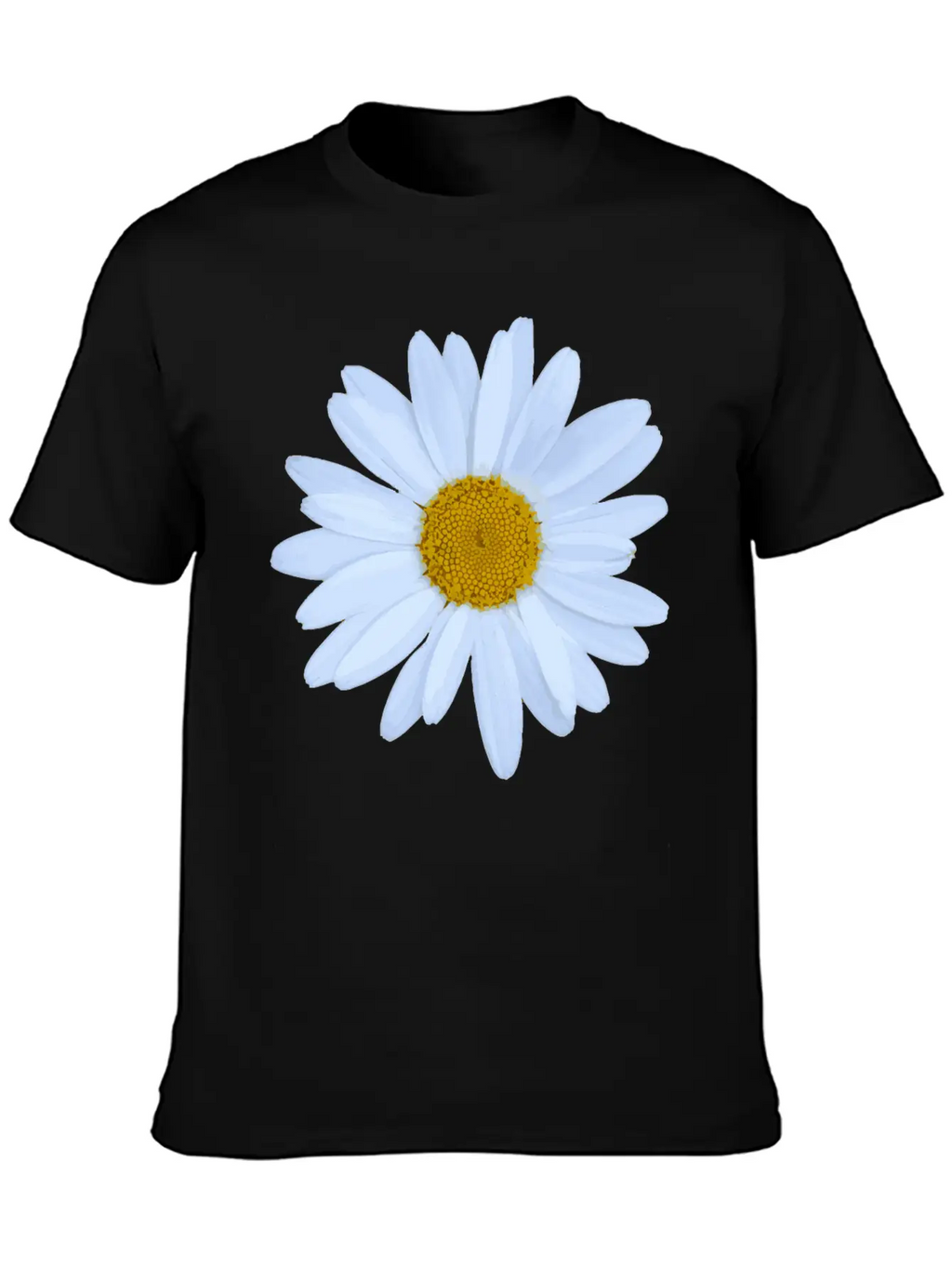 Daisy Flower Breathable Soft Cotton T-Shirt – Timeless Casual Look