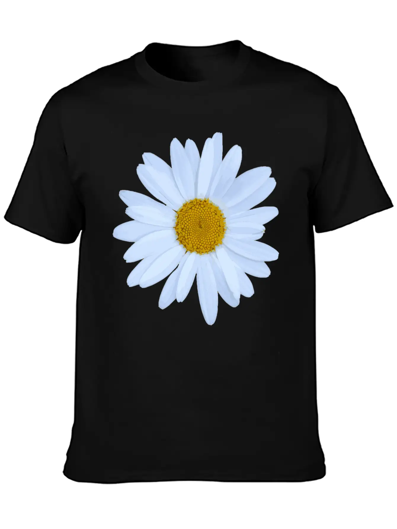 Daisy Flower Breathable Soft Cotton T-Shirt – Timeless Casual Look