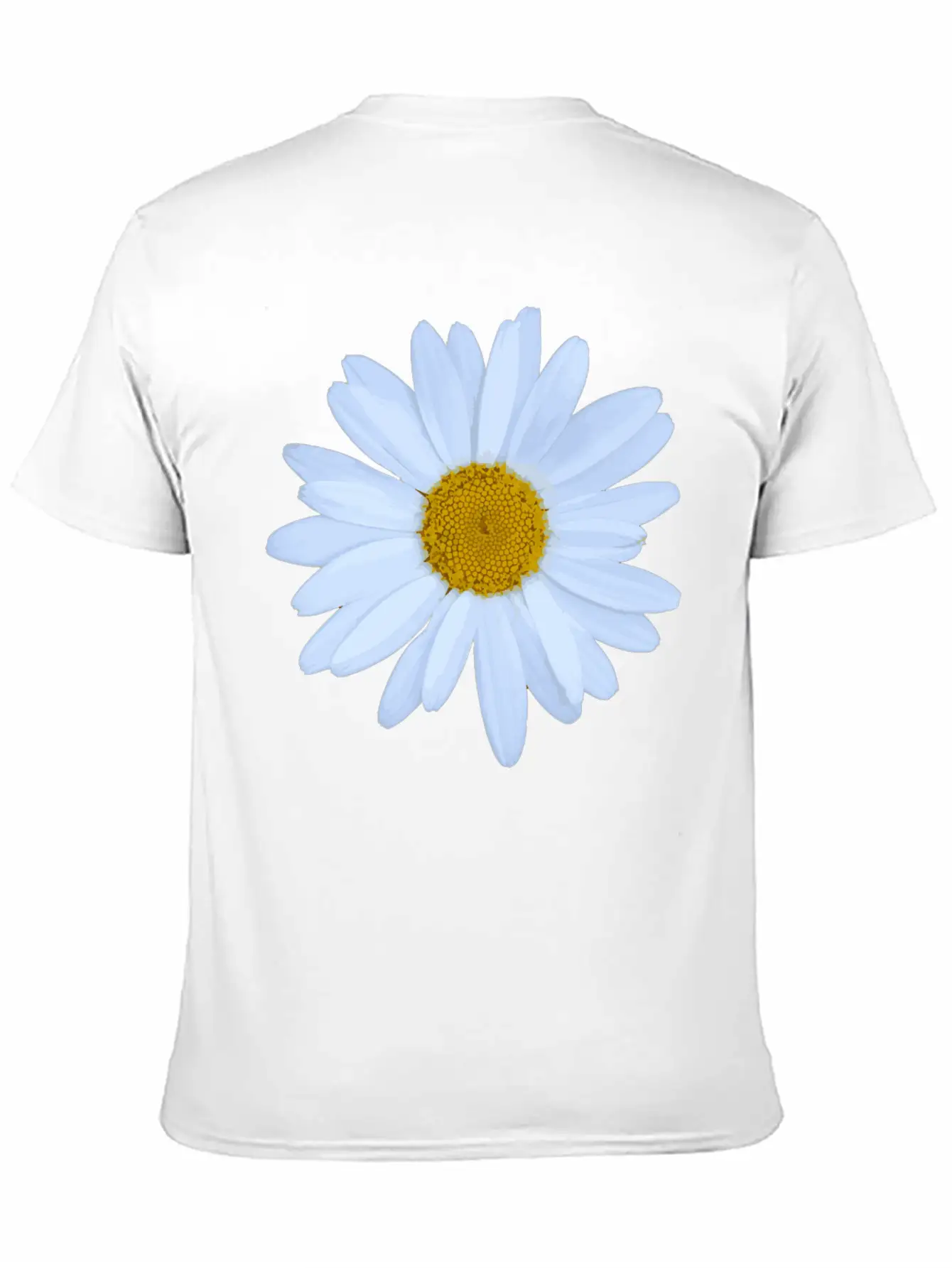 Daisy Flower Breathable Soft Cotton T-Shirt – Timeless Casual Look