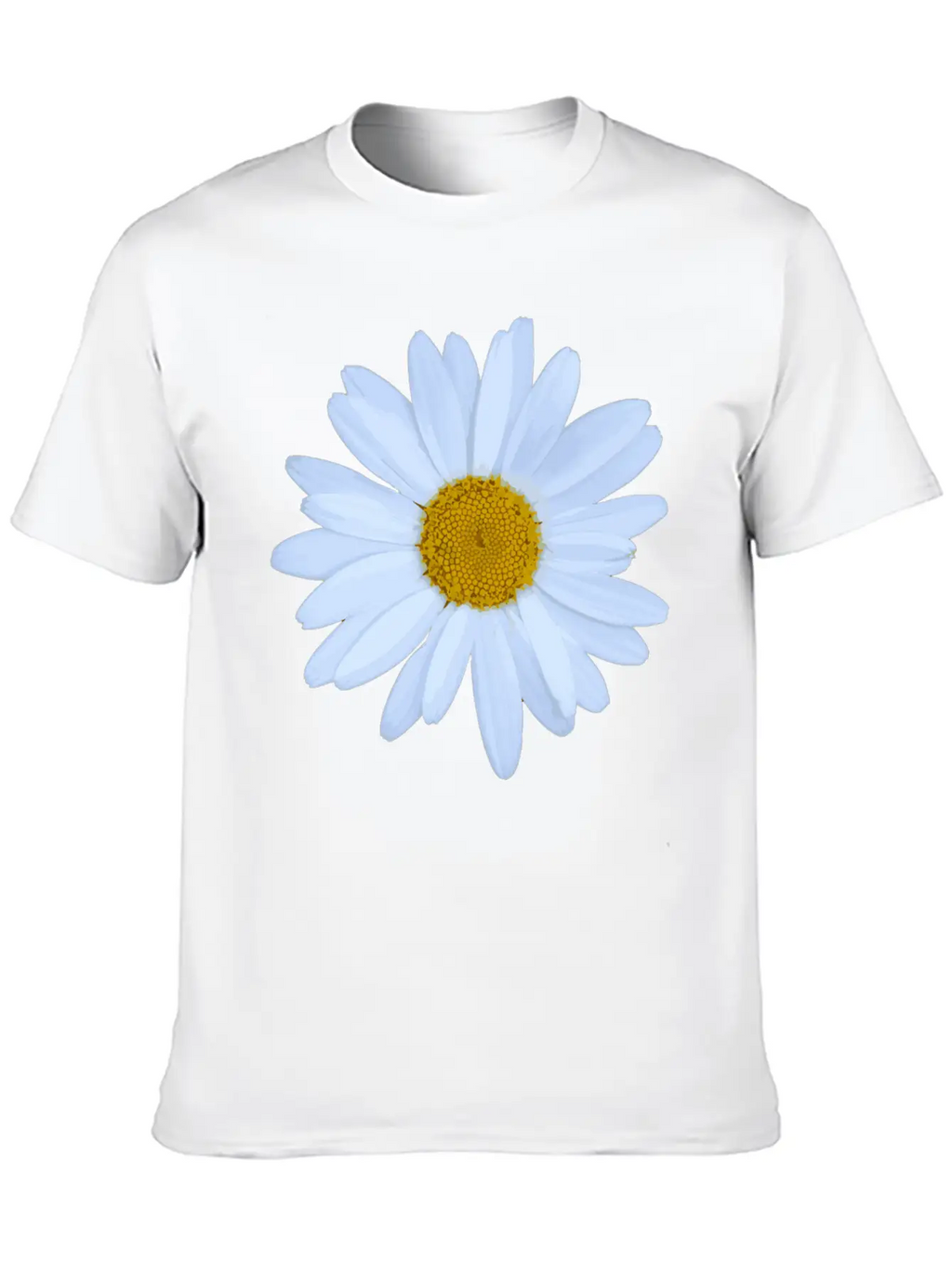 Daisy Flower Breathable Soft Cotton T-Shirt – Timeless Casual Look