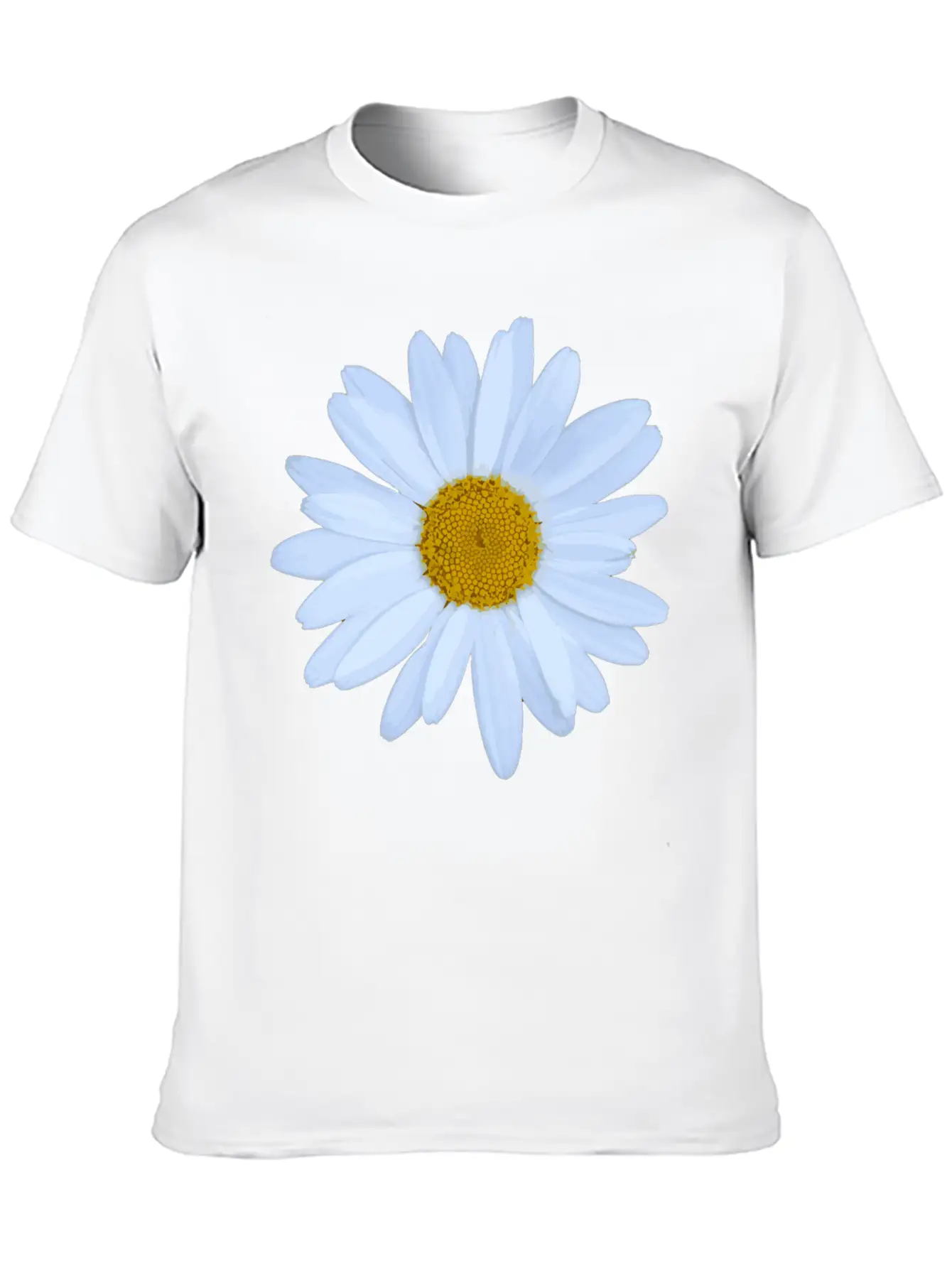 Daisy Flower Breathable Soft Cotton T-Shirt – Timeless Casual Look