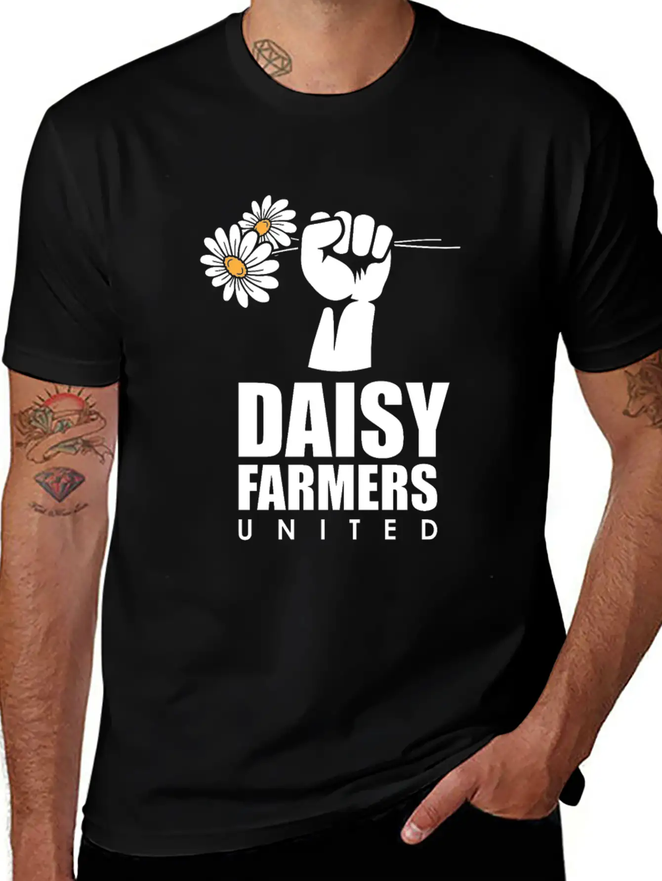 Daisy Garden Gardening Gardener Unisex Casual T-Shirt – Clean Design For Daily Comfort