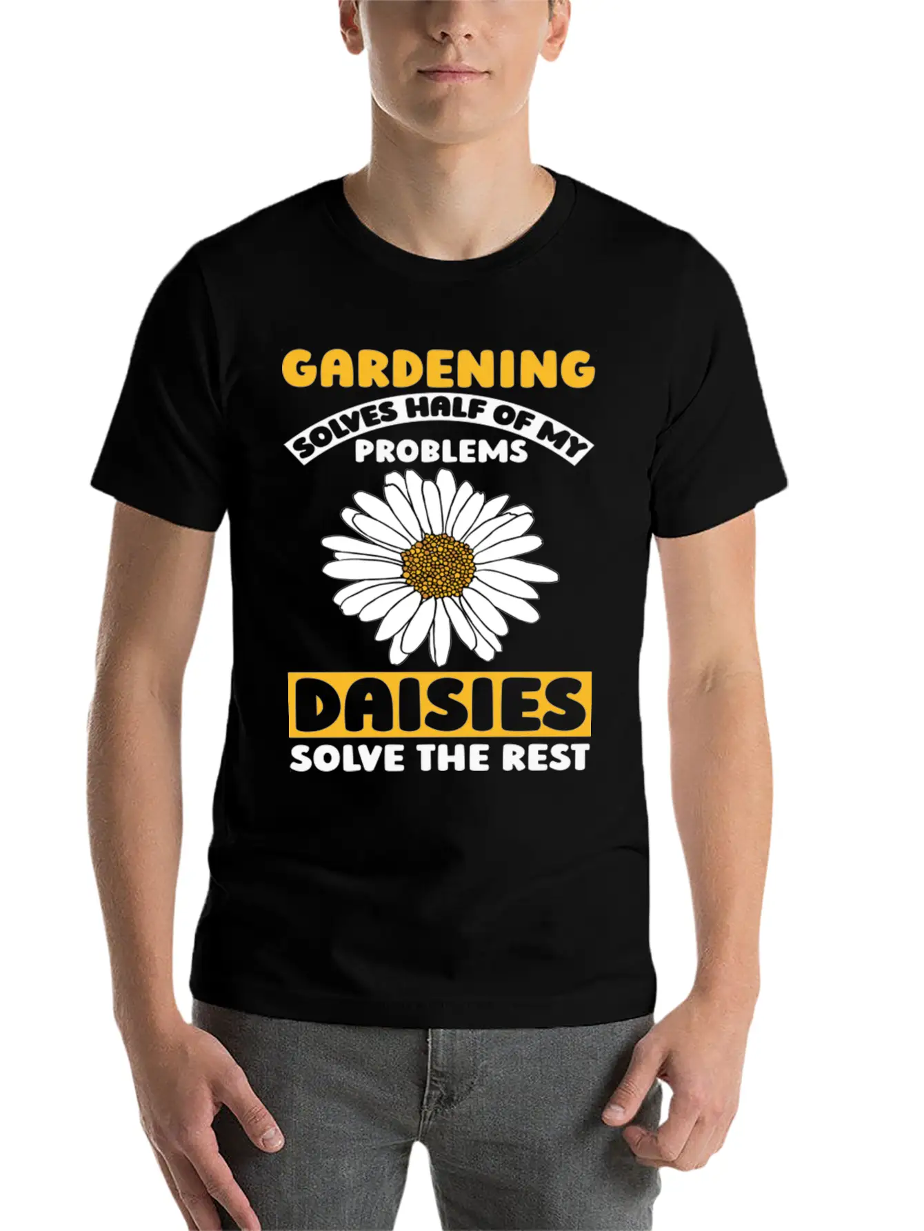 Daisy Gardener Garden Daisy Gardening Classic Fit Graphic Tee For Daily Comfort – Unisex Cotton Shirt