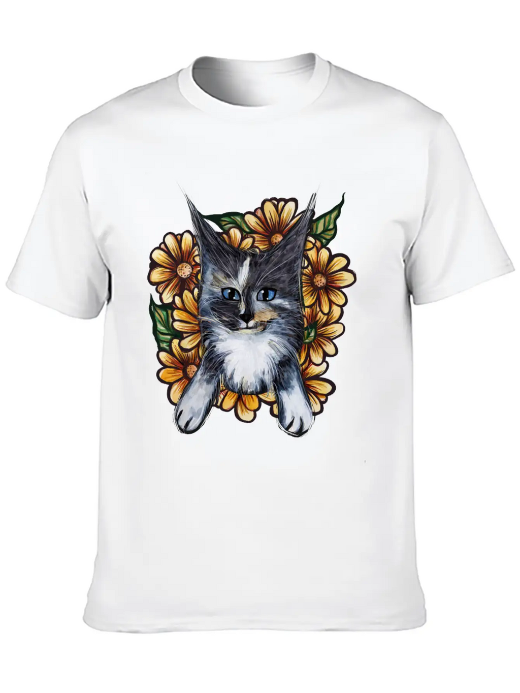 Daisy Maine Coons Unisex Casual T-Shirt – Clean Design For Daily Comfort