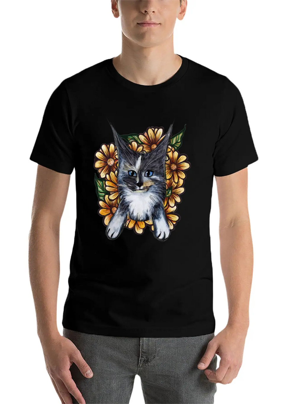Daisy Maine Coons Unisex Casual T-Shirt – Clean Design For Daily Comfort