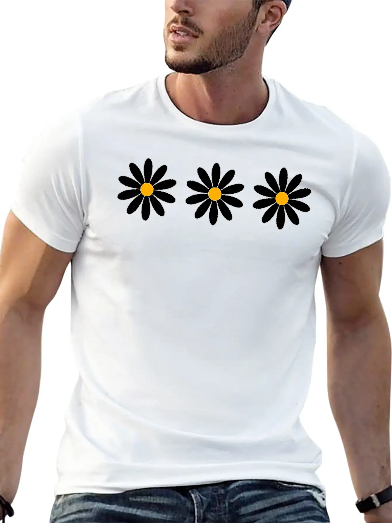 Daisy Unisex Casual T-Shirt – Clean Design For Daily Comfort