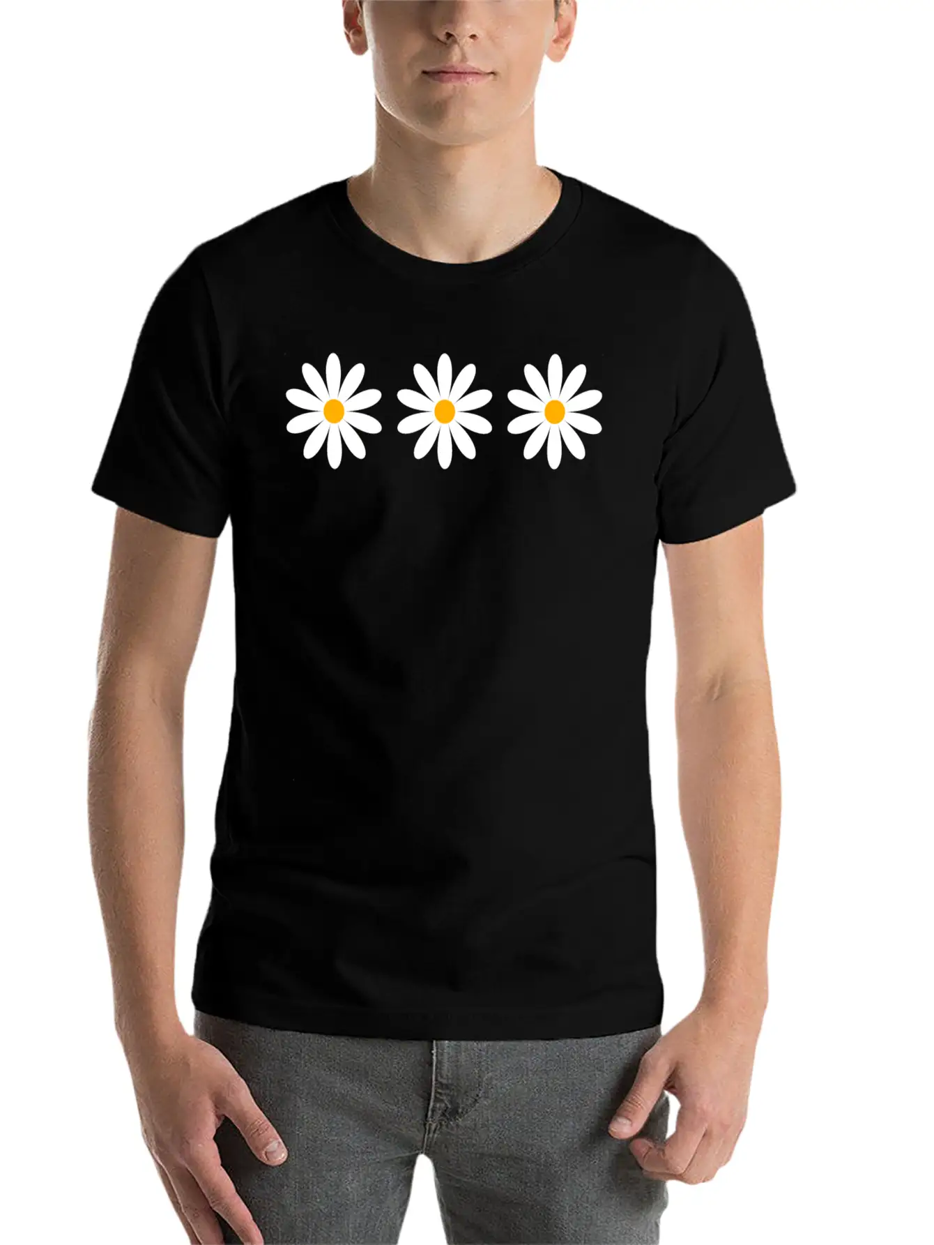 Daisy Unisex Casual T-Shirt – Clean Design For Daily Comfort