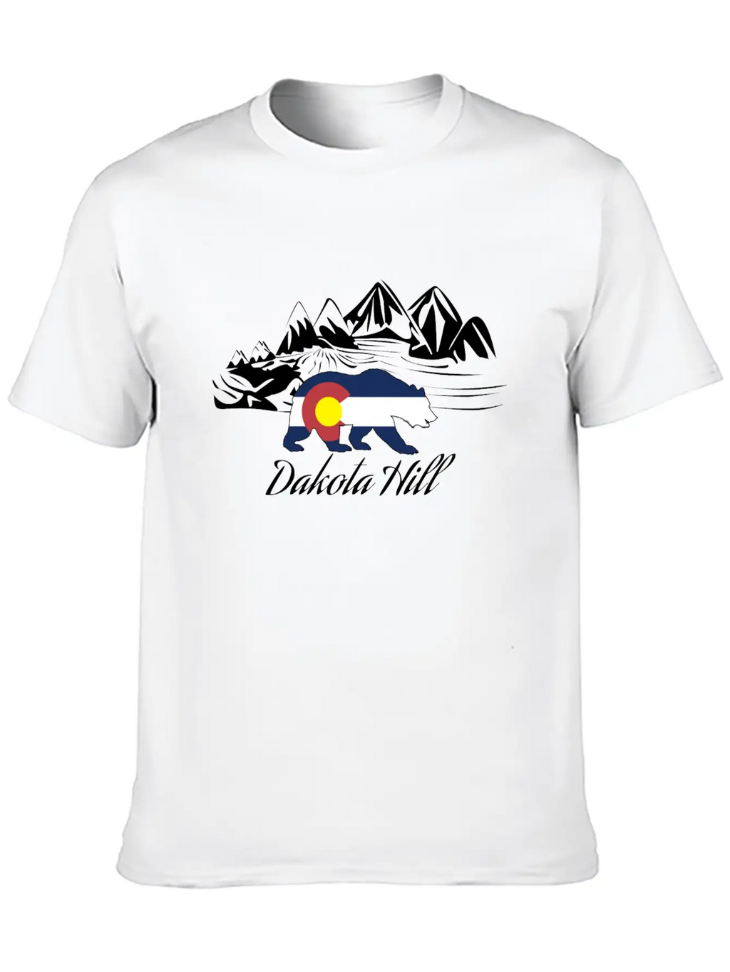 Dakota Hill Colorado Essential Cotton Tee For Daily Outfits – Unisex Style