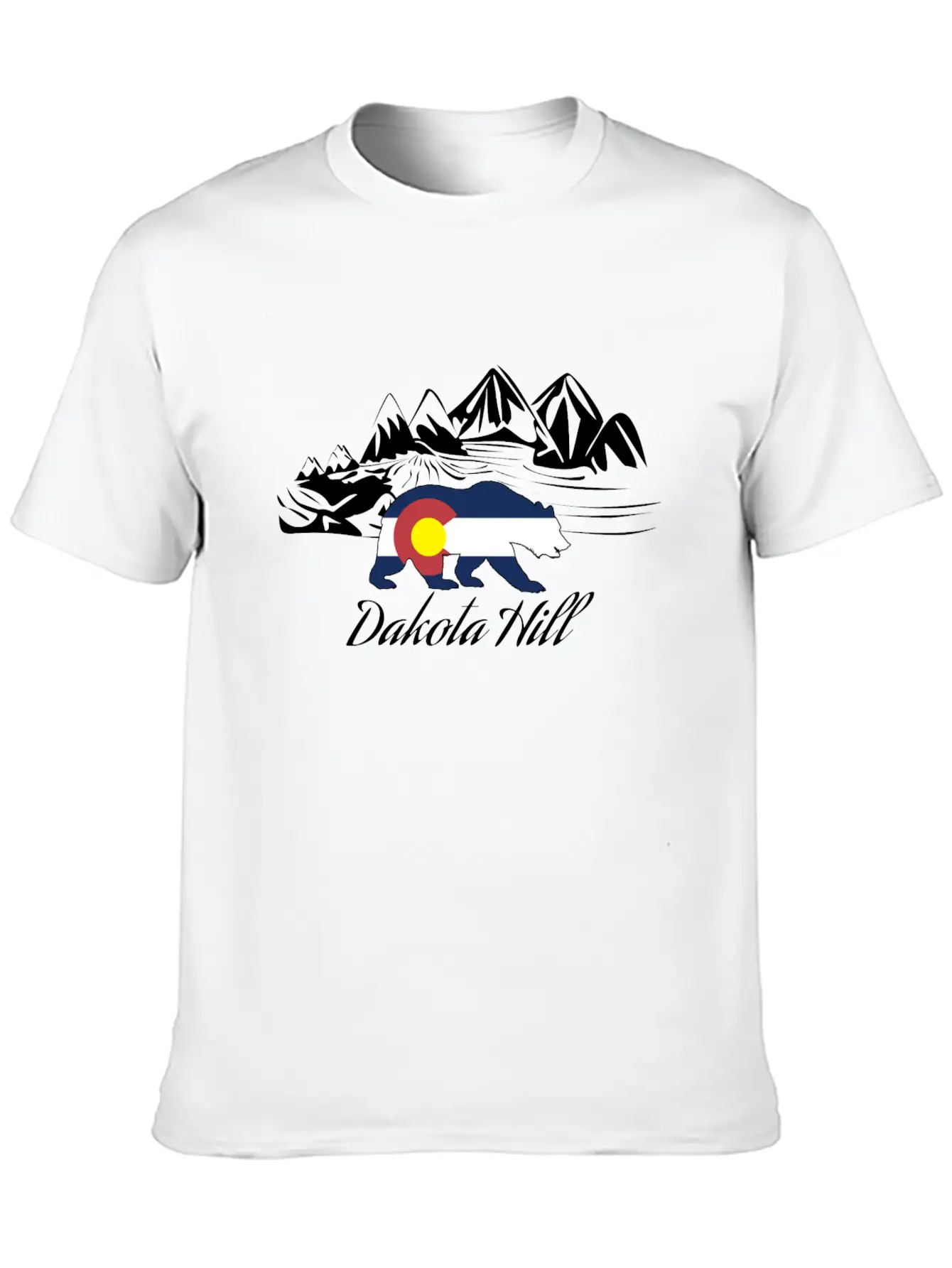 Dakota Hill Colorado Essential Cotton Tee For Daily Outfits – Unisex Style