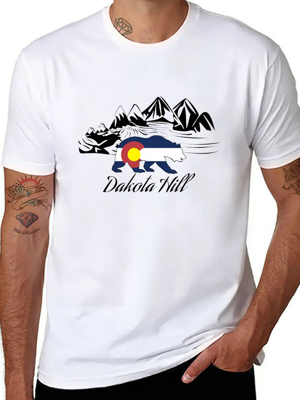Dakota Hill Colorado Essential Cotton Tee For Daily Outfits – Unisex Style