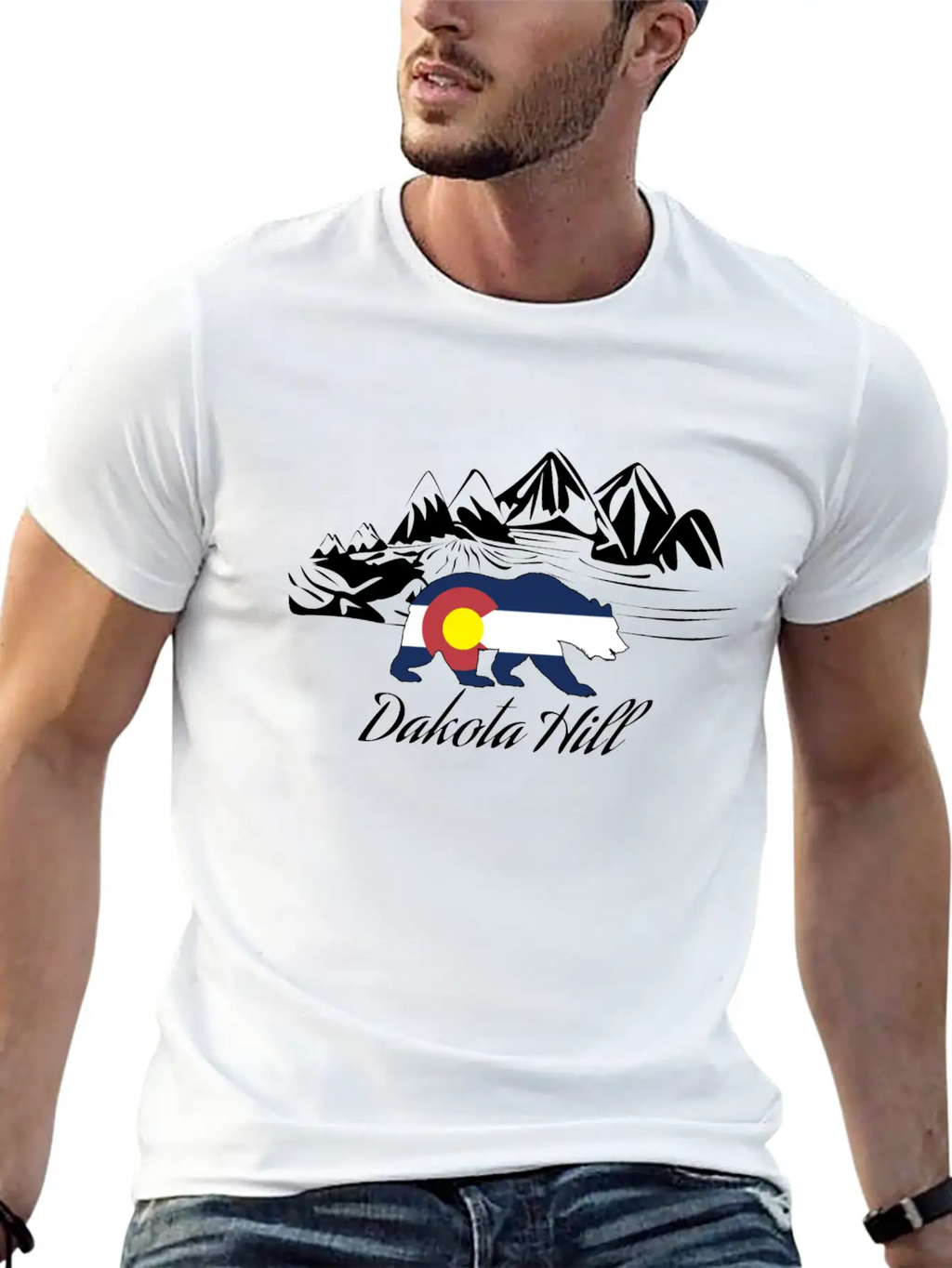Dakota Hill Colorado Essential Cotton Tee For Daily Outfits – Unisex Style