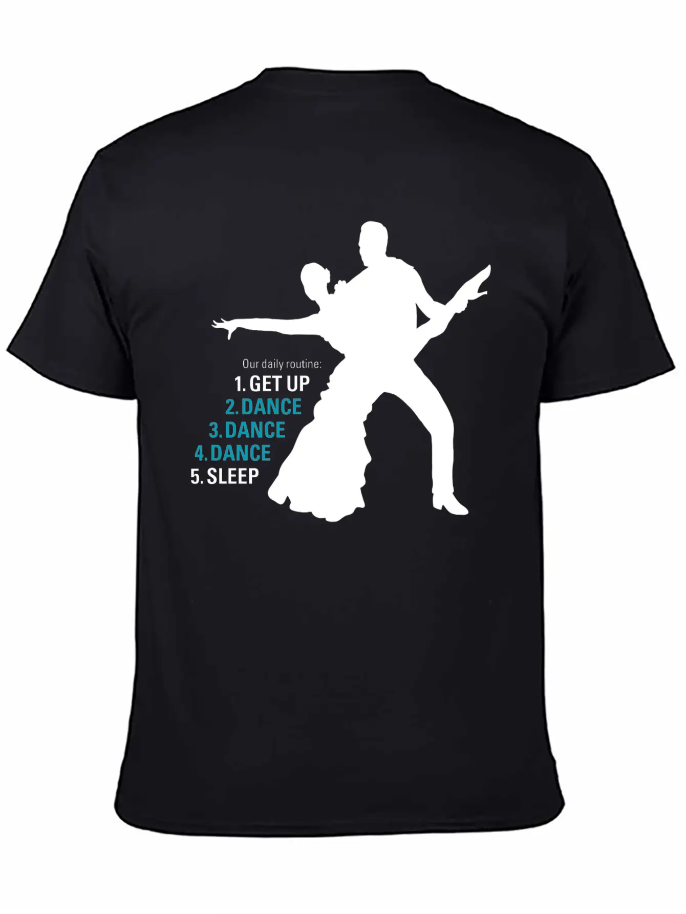 Dance Ballroom Dancing Latin Salsa Rumba Samba Unisex Casual T-Shirt – Clean Design For Daily Comfort