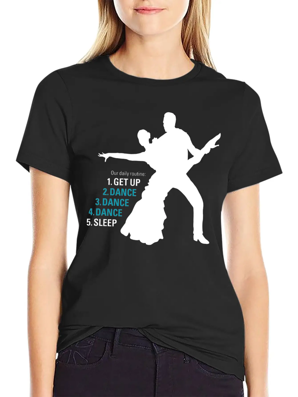 Dance Ballroom Dancing Latin Salsa Rumba Samba Unisex Casual T-Shirt – Clean Design For Daily Comfort