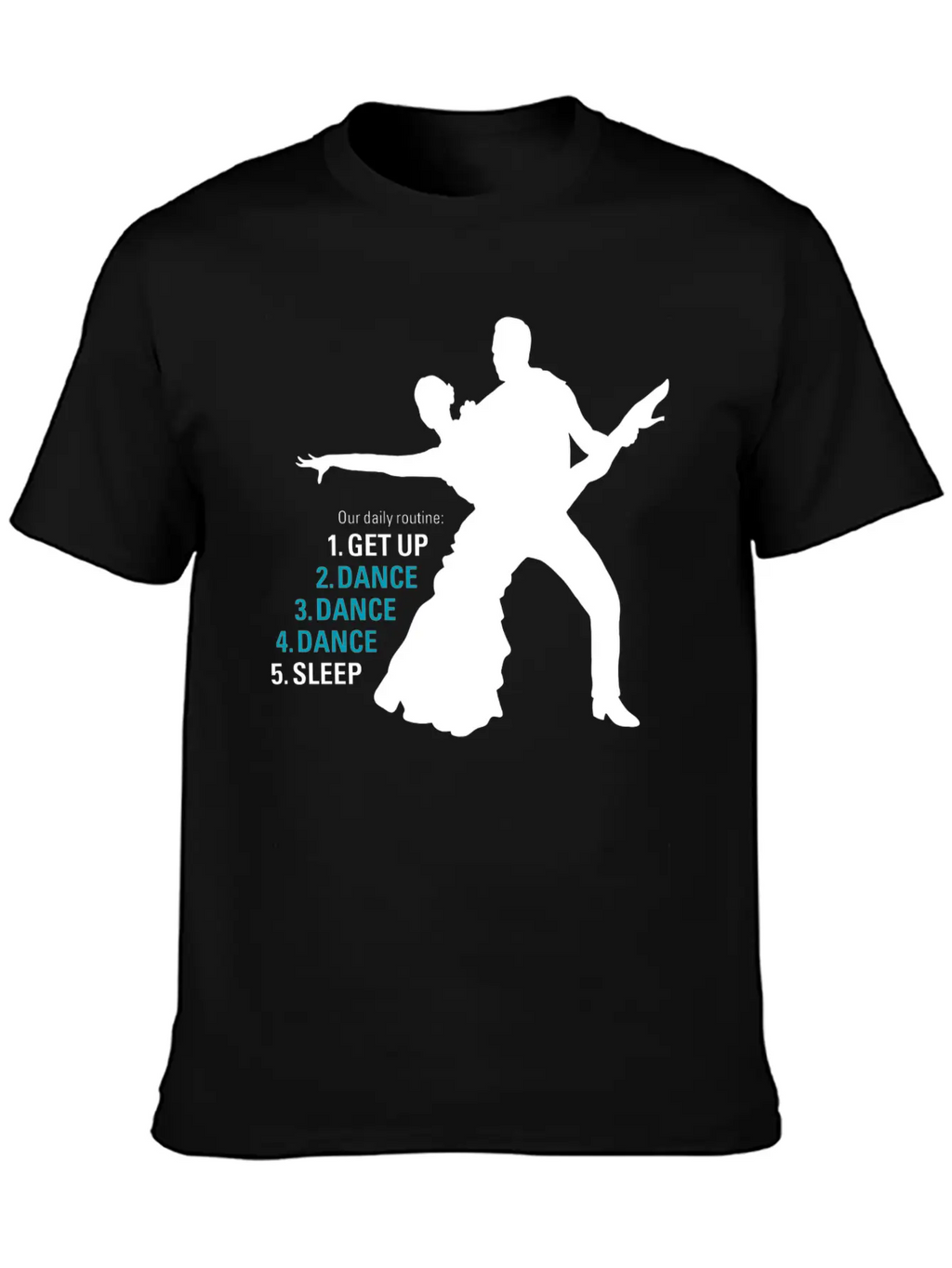 Dance Ballroom Dancing Latin Salsa Rumba Samba Unisex Casual T-Shirt – Clean Design For Daily Comfort