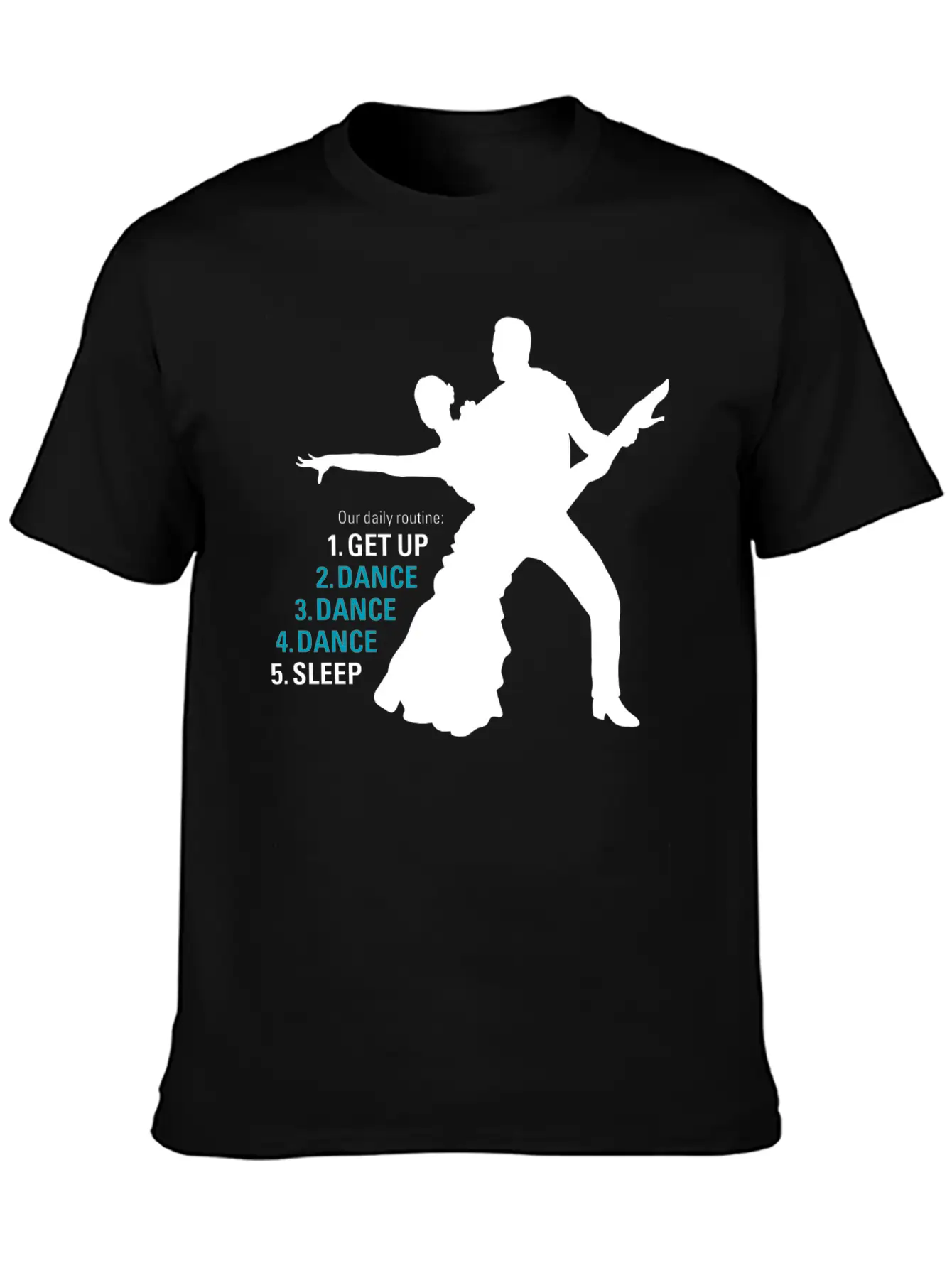 Dance Ballroom Dancing Latin Salsa Rumba Samba Unisex Casual T-Shirt – Clean Design For Daily Comfort
