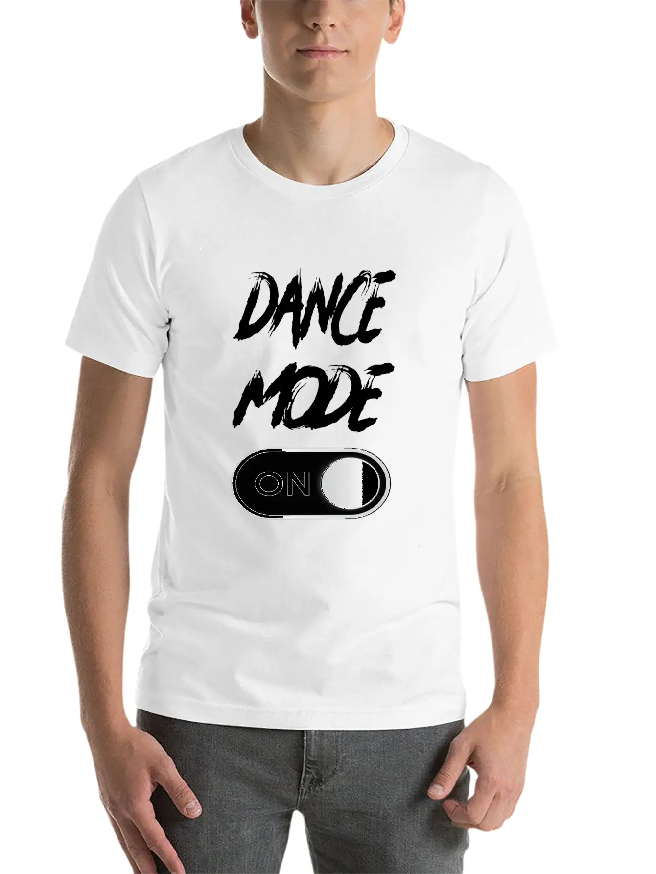 Dance Mode On - Funny Dancing Saying Dance Classic Fit Graphic Tee For Daily Comfort – Unisex Cotton Shirt