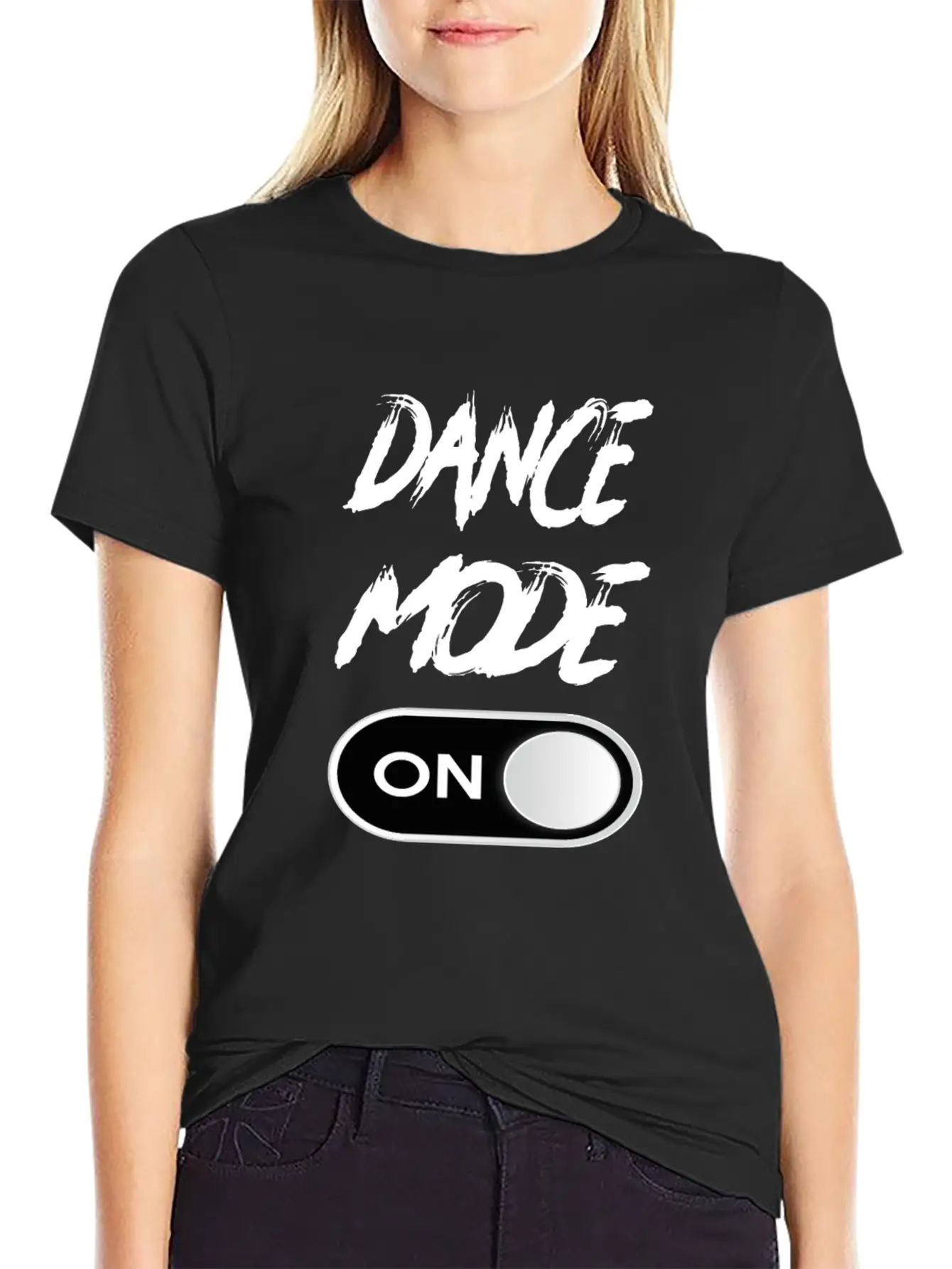Dance Mode On - Funny Dancing Saying Dance Classic Fit Graphic Tee For Daily Comfort – Unisex Cotton Shirt
