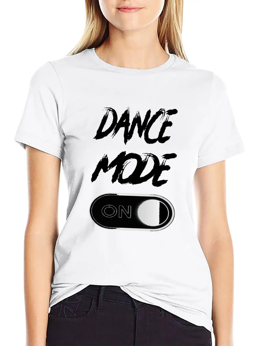Dance Mode On - Funny Dancing Saying Dance Classic Fit Graphic Tee For Daily Comfort – Unisex Cotton Shirt