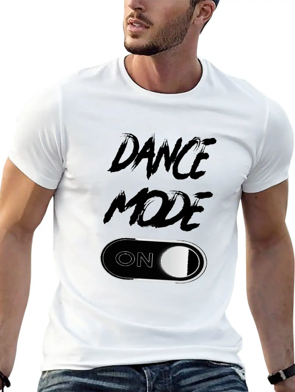 Dance Mode On - Funny Dancing Saying Dance Classic Fit Graphic Tee For Daily Comfort – Unisex Cotton Shirt