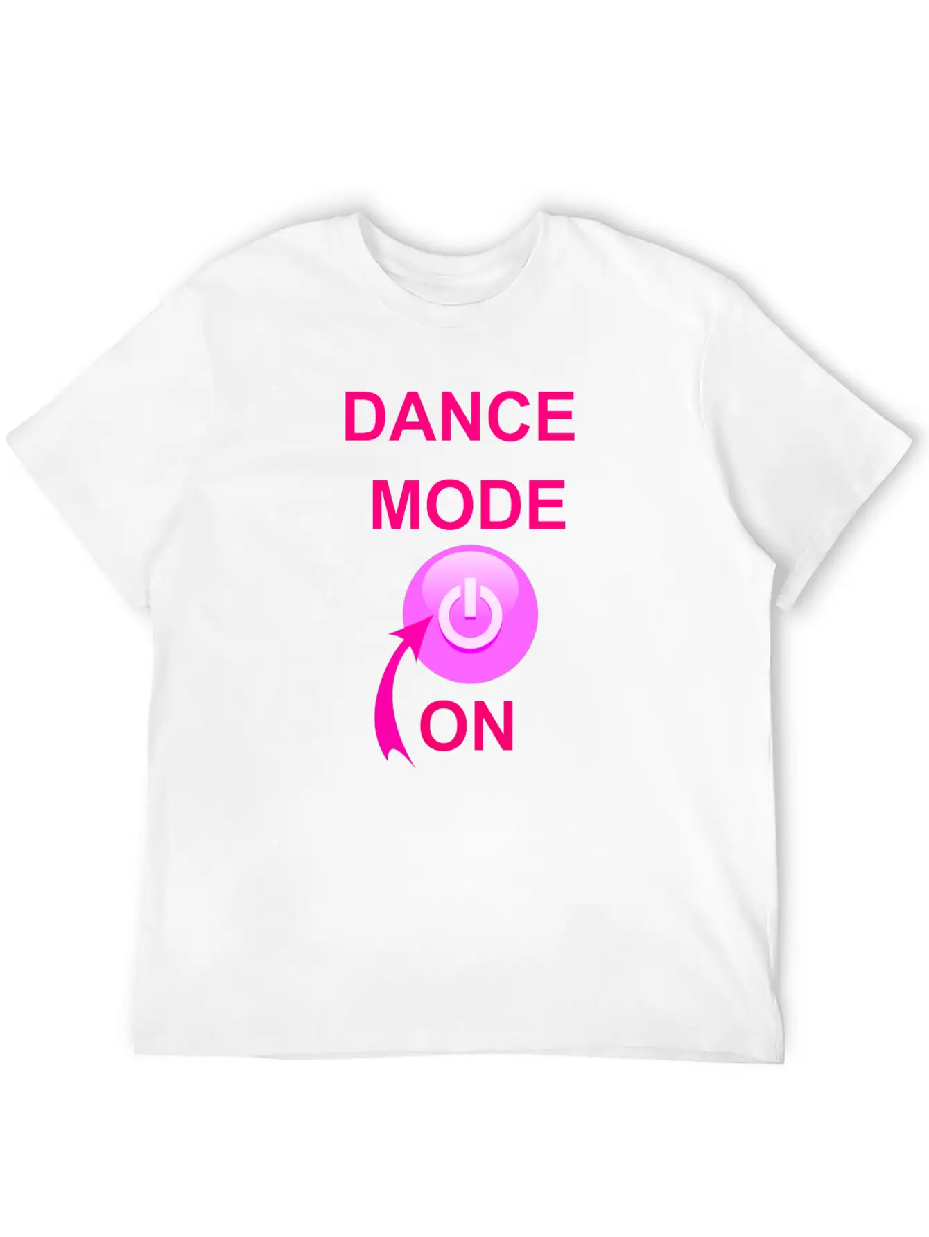Dance Mode On Unisex Short Sleeve Soft Cotton T-Shirt – Casual Everyday Wear