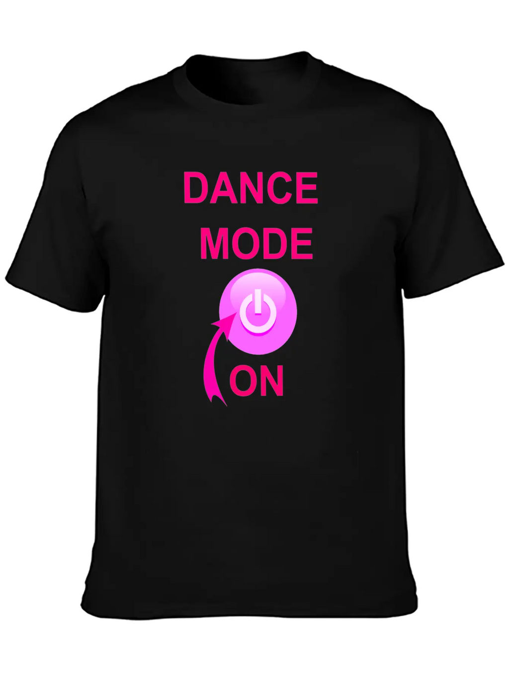 Dance Mode On Unisex Short Sleeve Soft Cotton T-Shirt – Casual Everyday Wear
