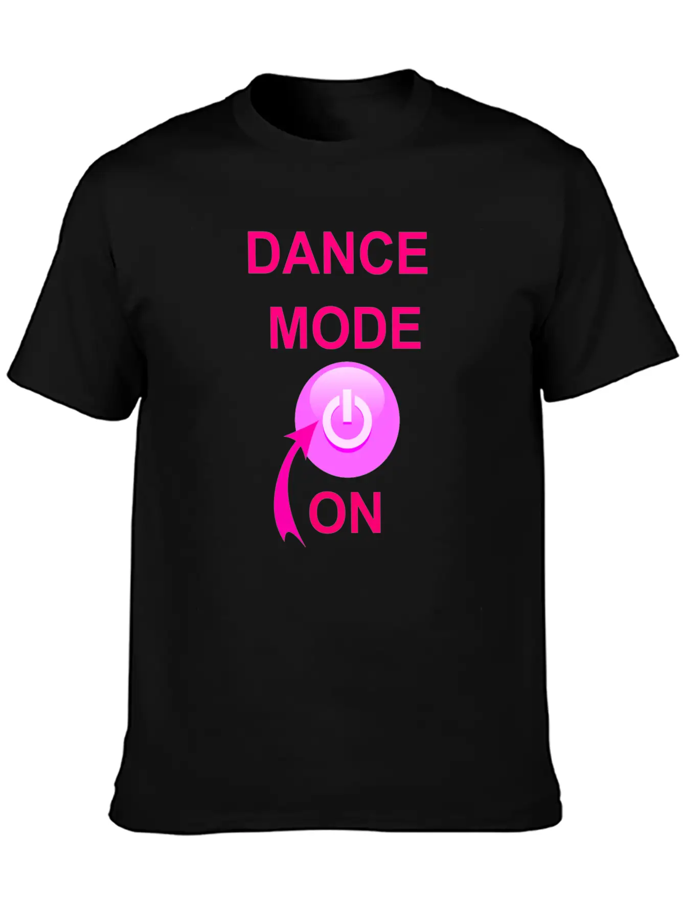 Dance Mode On Unisex Short Sleeve Soft Cotton T-Shirt – Casual Everyday Wear
