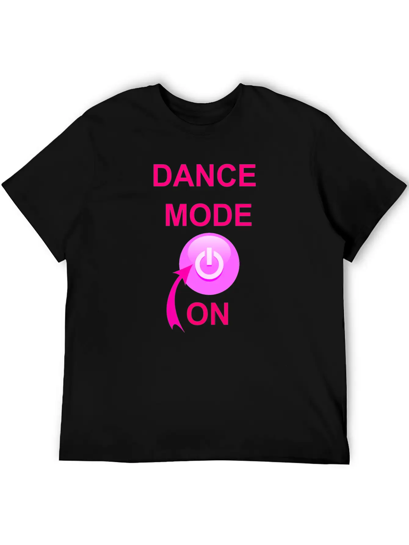 Dance Mode On Unisex Short Sleeve Soft Cotton T-Shirt – Casual Everyday Wear