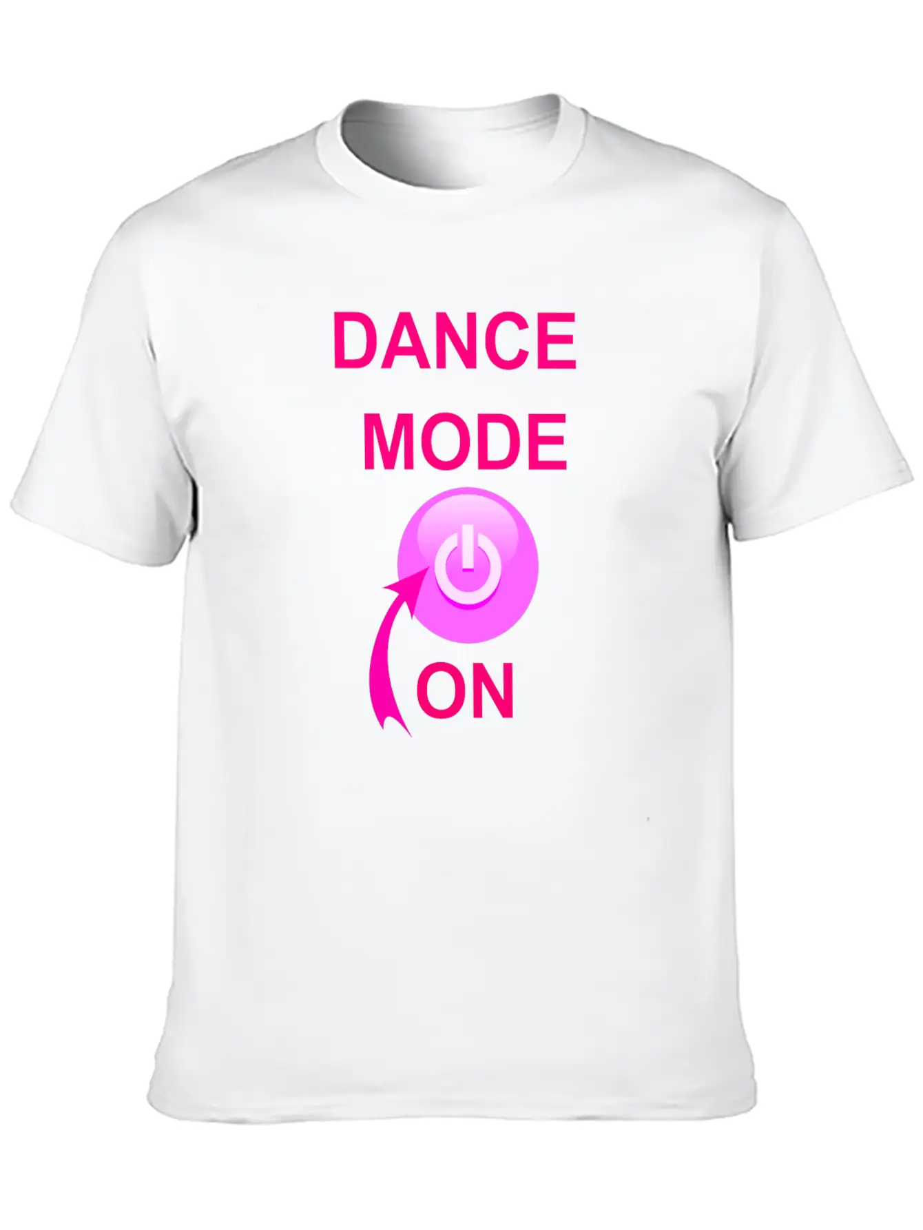 Dance Mode On Unisex Short Sleeve Soft Cotton T-Shirt – Casual Everyday Wear