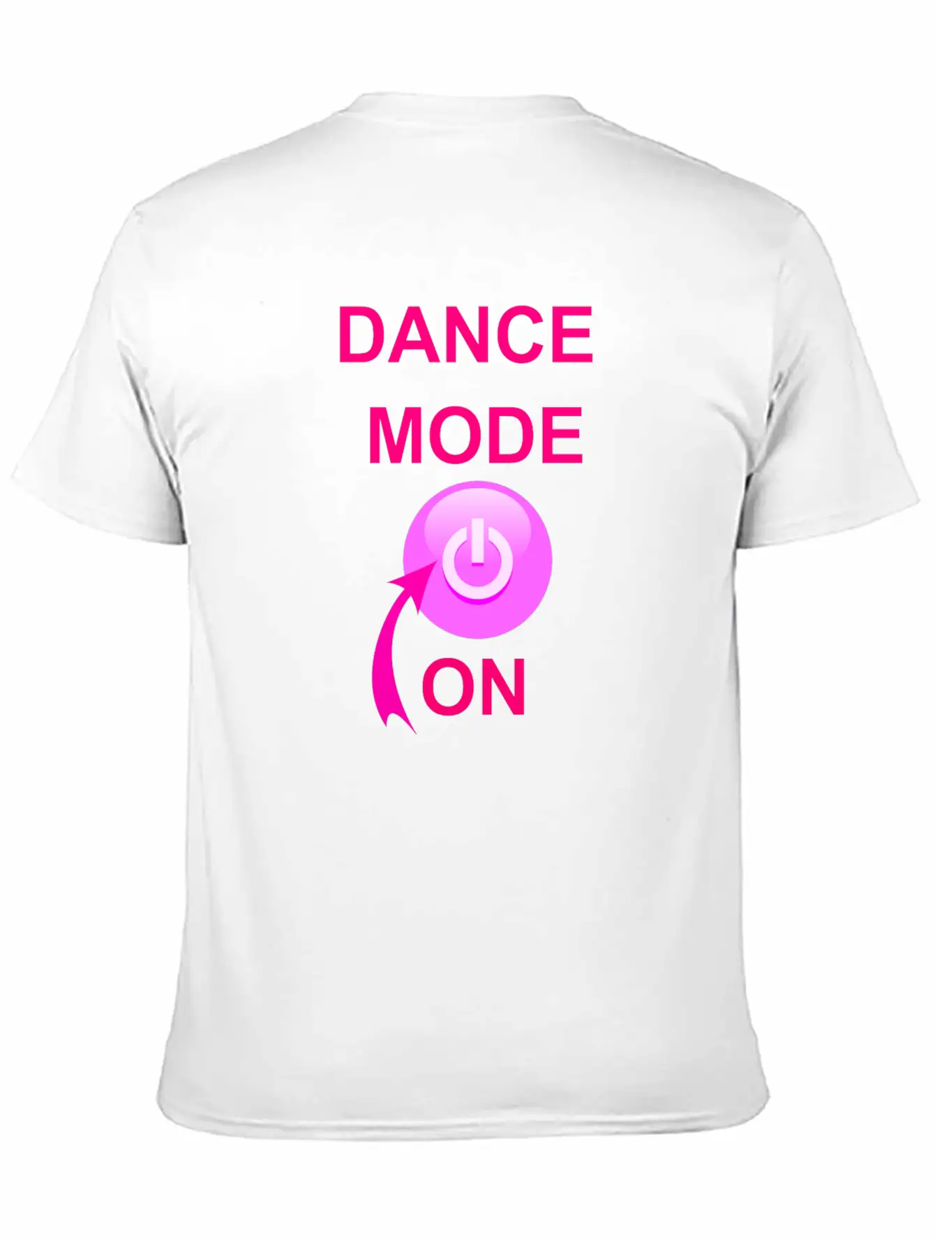 Dance Mode On Unisex Short Sleeve Soft Cotton T-Shirt – Casual Everyday Wear