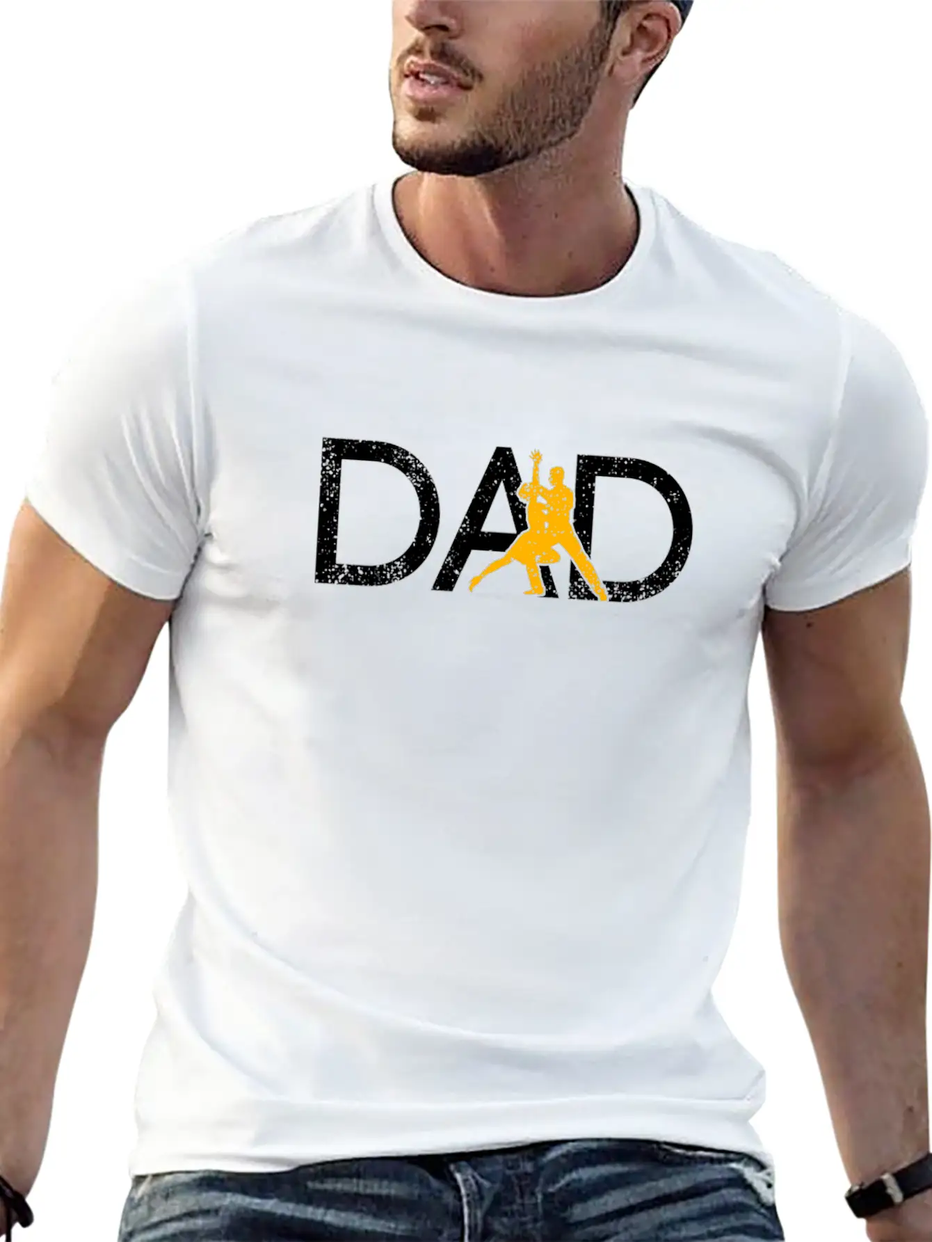 Dancing Dad Stylish Everyday T-Shirt – Unisex Basic Cotton Tee