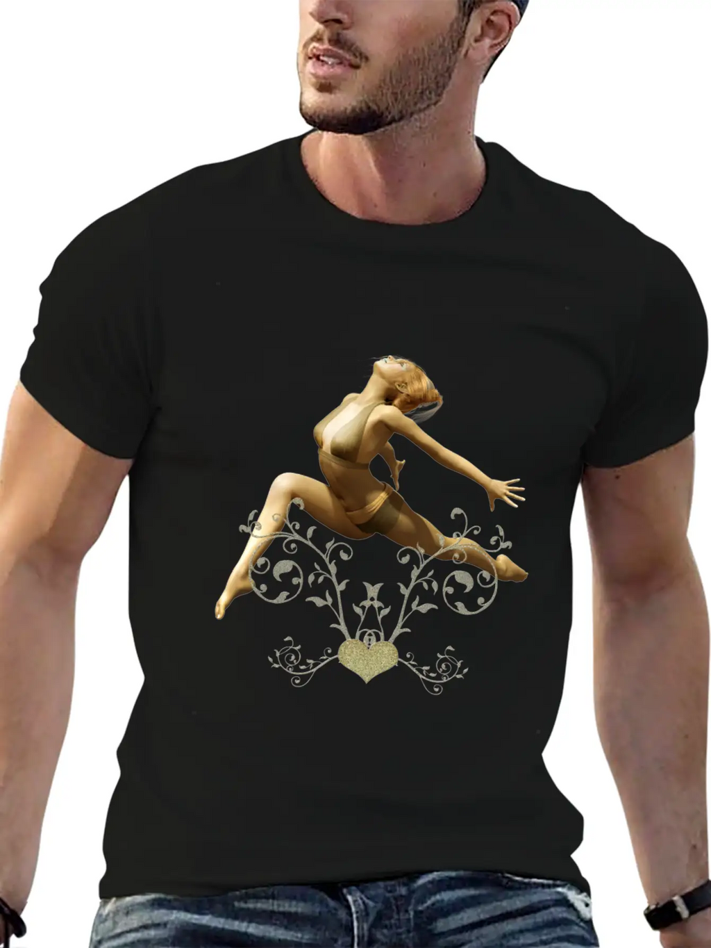 Dancing In The Night Unisex Casual T-Shirt – Clean Design For Daily Comfort