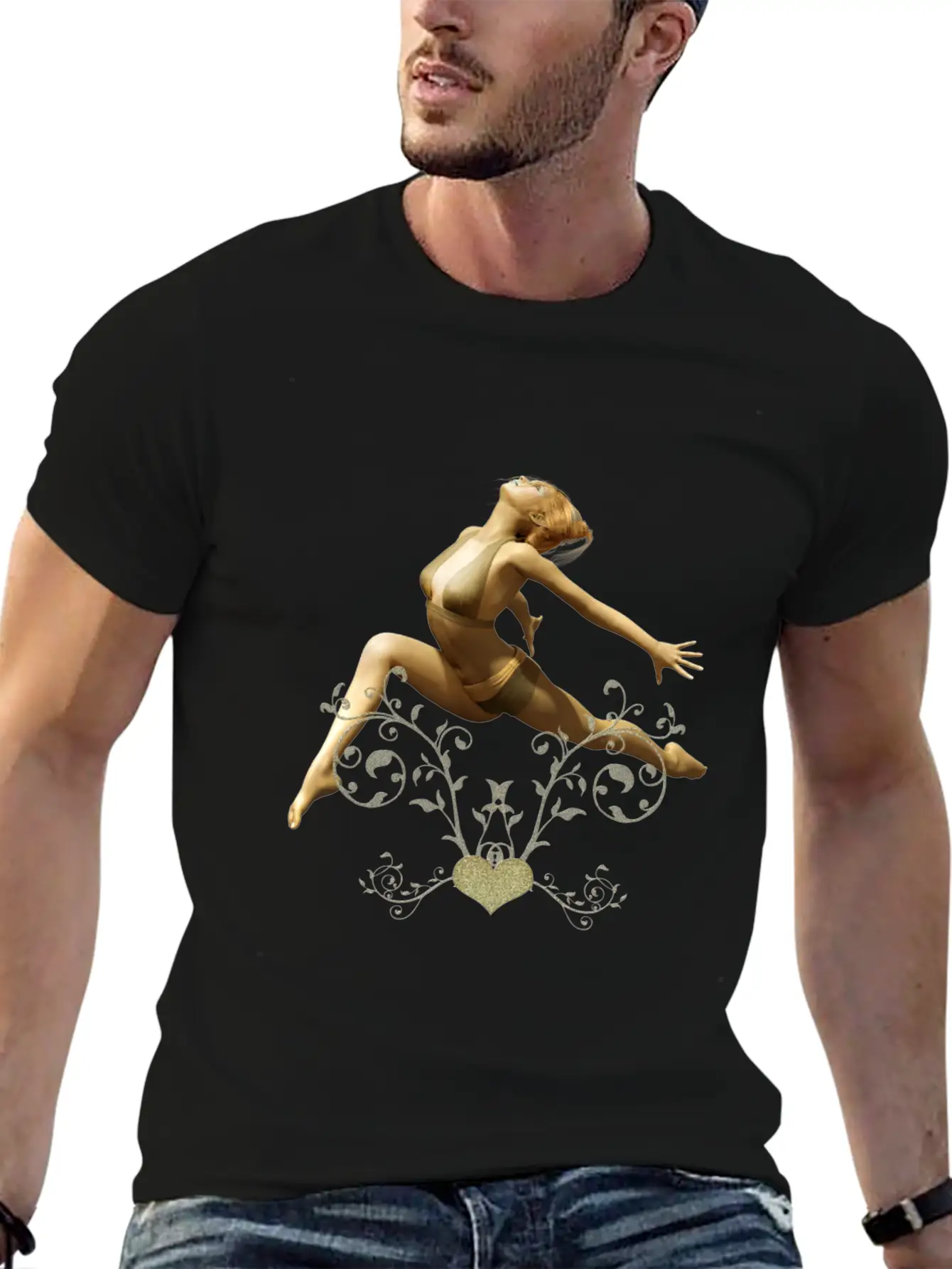Dancing In The Night Unisex Casual T-Shirt – Clean Design For Daily Comfort