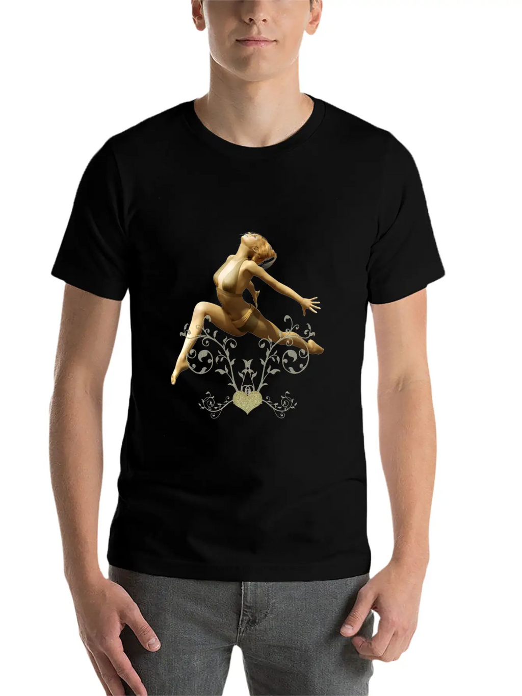 Dancing In The Night Unisex Casual T-Shirt – Clean Design For Daily Comfort