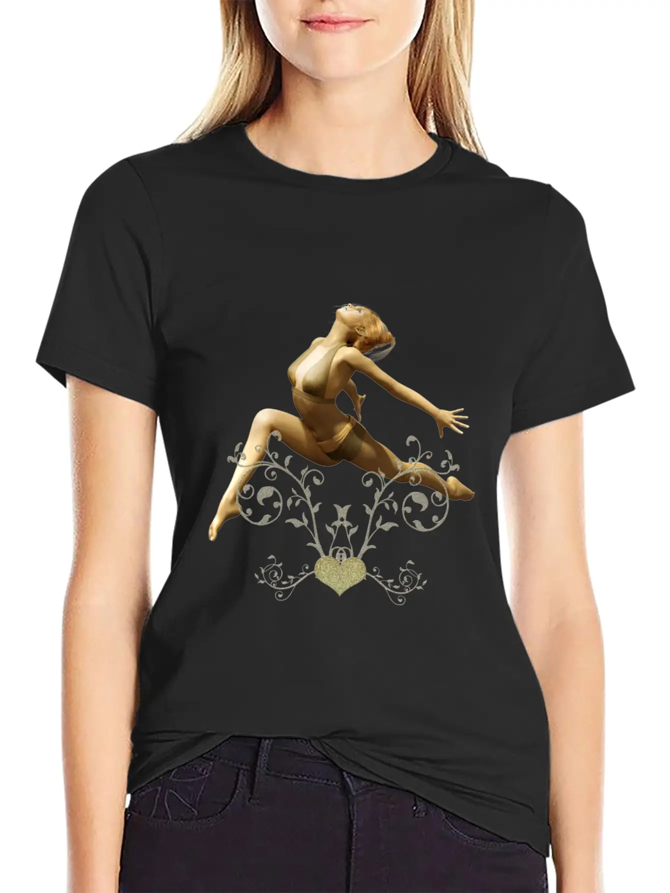 Dancing In The Night Unisex Casual T-Shirt – Clean Design For Daily Comfort