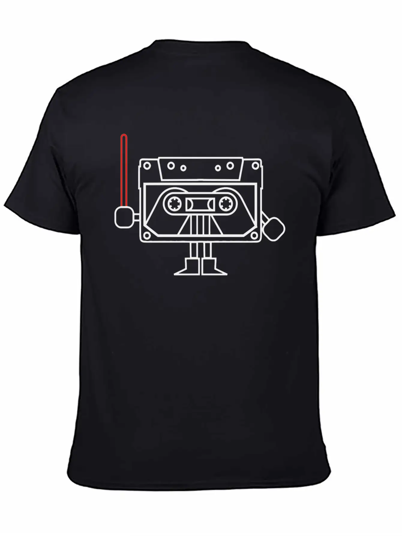Dark Cassette Unisex Short Sleeve Soft Cotton T-Shirt – Casual Everyday Wear