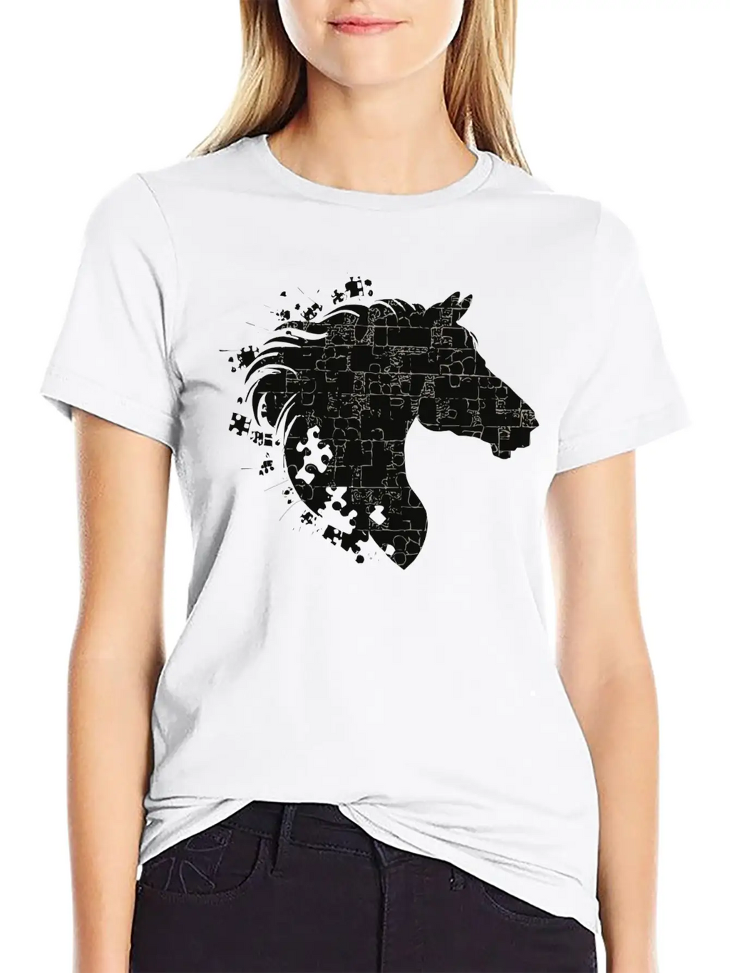 Dark Horse Stylish Everyday T-Shirt – Unisex Basic Cotton Tee
