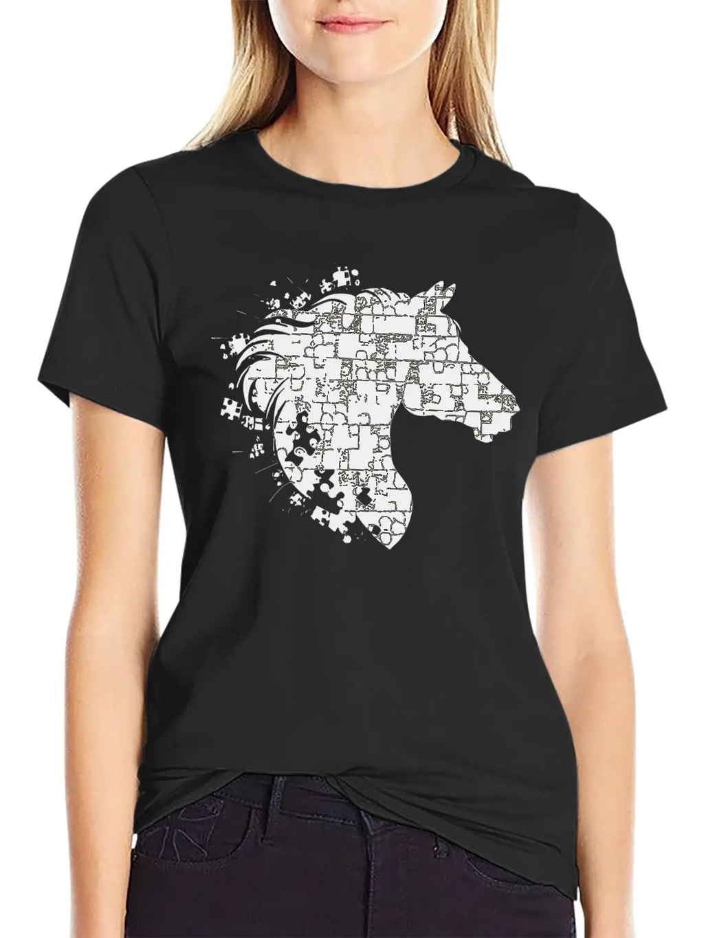 Dark Horse Stylish Everyday T-Shirt – Unisex Basic Cotton Tee