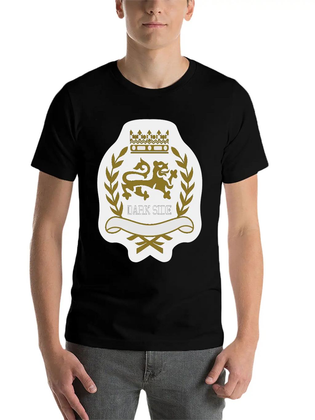 Dark Side Crest Unisex Short Sleeve Soft Cotton T-Shirt – Casual Everyday Wear