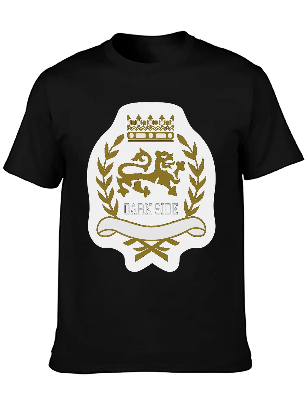 Dark Side Crest Unisex Short Sleeve Soft Cotton T-Shirt – Casual Everyday Wear