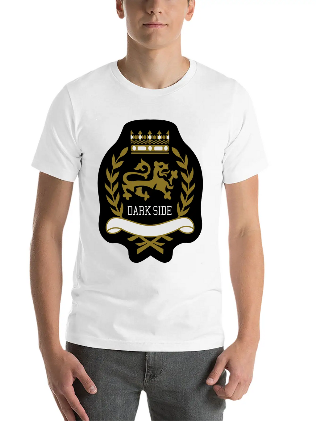 Dark Side Crest Unisex Short Sleeve Soft Cotton T-Shirt – Casual Everyday Wear